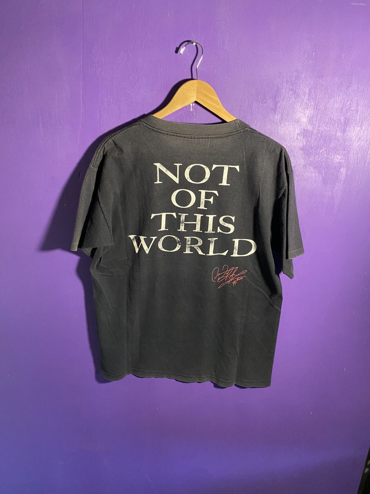 Other Vintage 90s Dennis rodman not of this world faded t-shirt Size US L / EU 52-54 / 3 - 2 Thumbnail