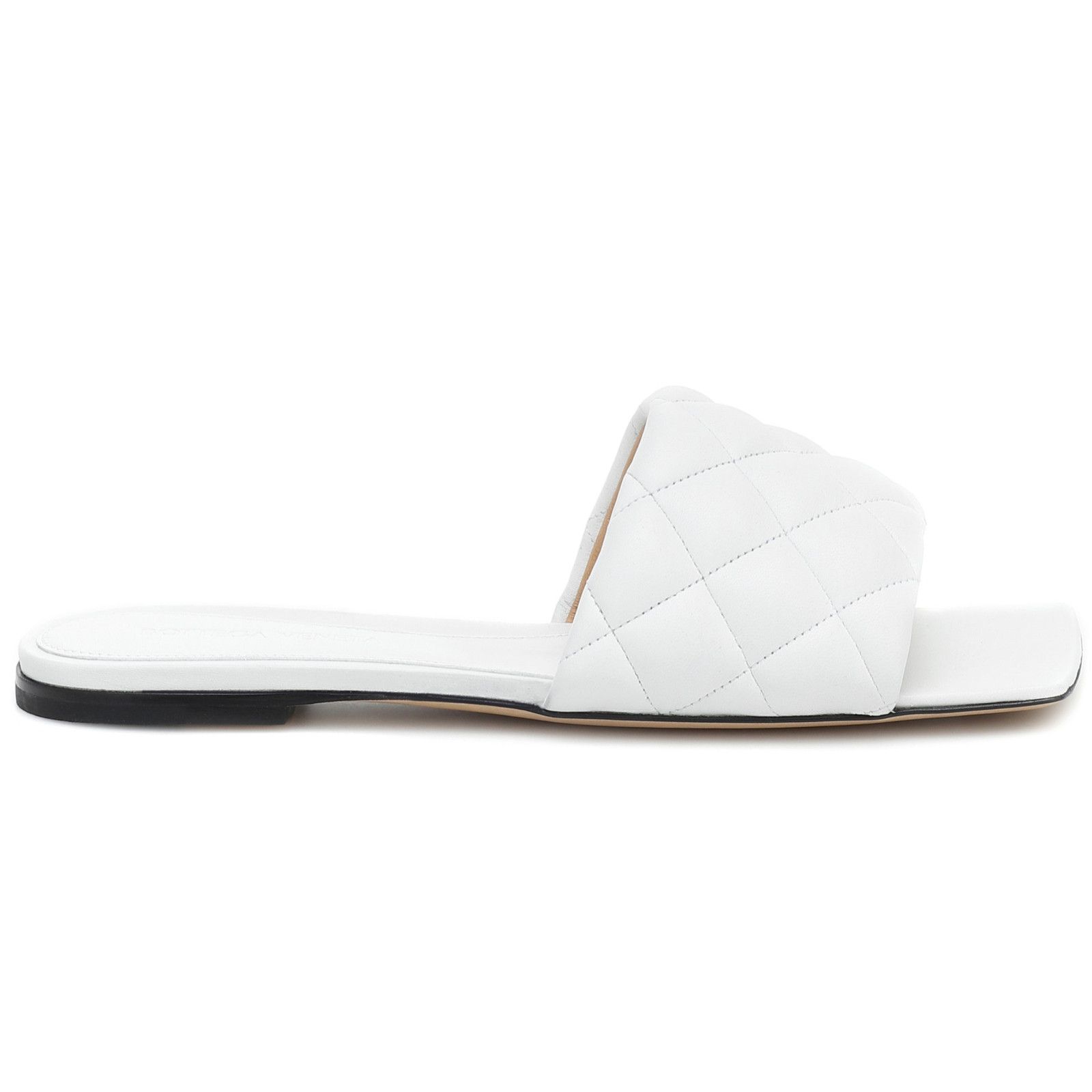 Bottega Veneta Bottega Veneta BV Optic White Padded Leather Quilted Size US 9.5 / IT 39.5 - 1 Thumbnail