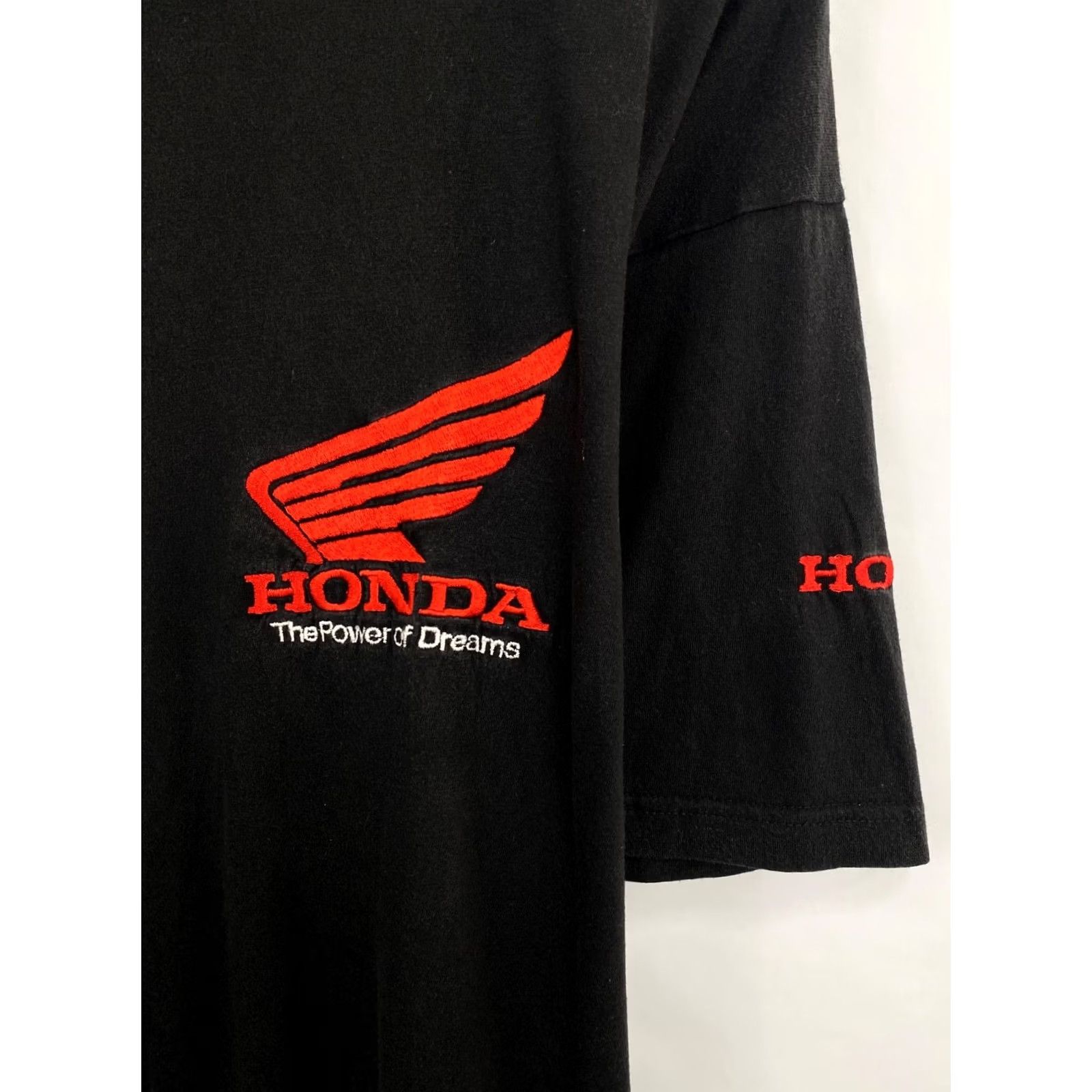 Honda VINTAGE Honda T-Shirt 90s XL Black Mens Shirt Size US XL / EU 56 / 4 - 4 Thumbnail