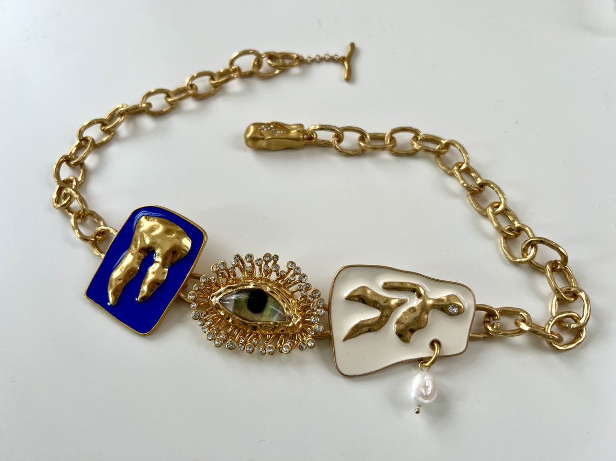 Other Schiaparelli inspired “evil eye” necklace Size ONE SIZE - 2 Thumbnail