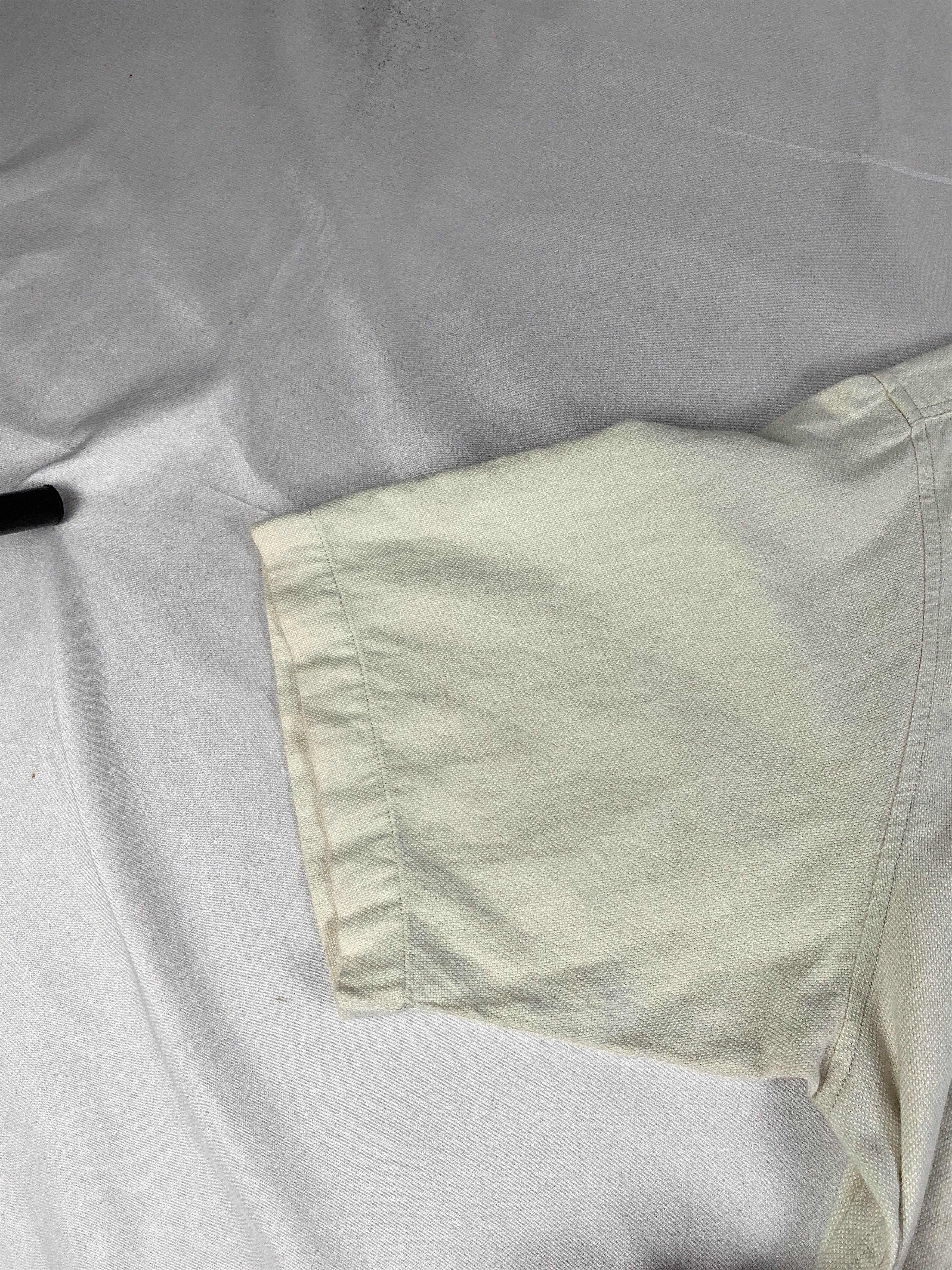 Japanese Brand Modigliani Off-white Mandarin Collar Shirt (L) Size US L / EU 52-54 / 3 - 4 Thumbnail