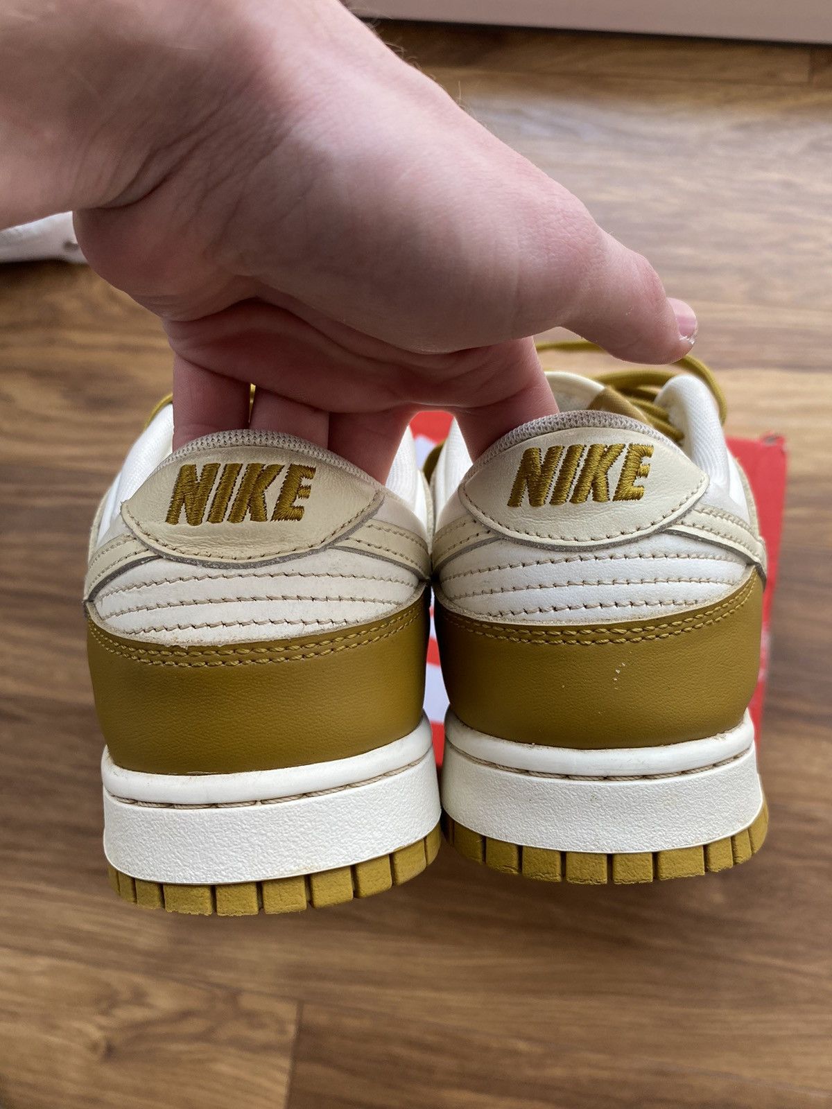 Nike × Vintage Nike Dunk Low Retro Bronzine Coconut Milk ,Drill,Y2K Size US 8.5 / EU 41-42 - 11 Thumbnail
