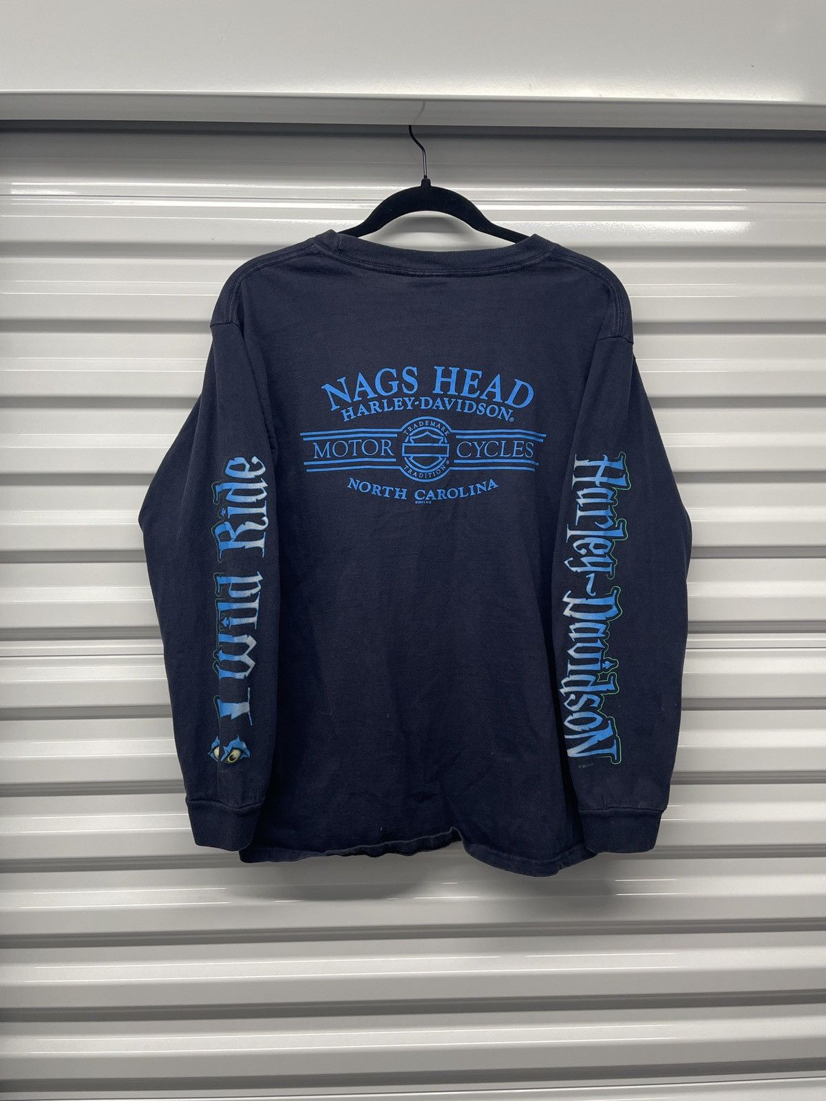 Harley Davidson Rare Vintage 00s Harley Davidson Clown Long Sleeve Size US M / EU 48-50 / 2 - 4 Thumbnail