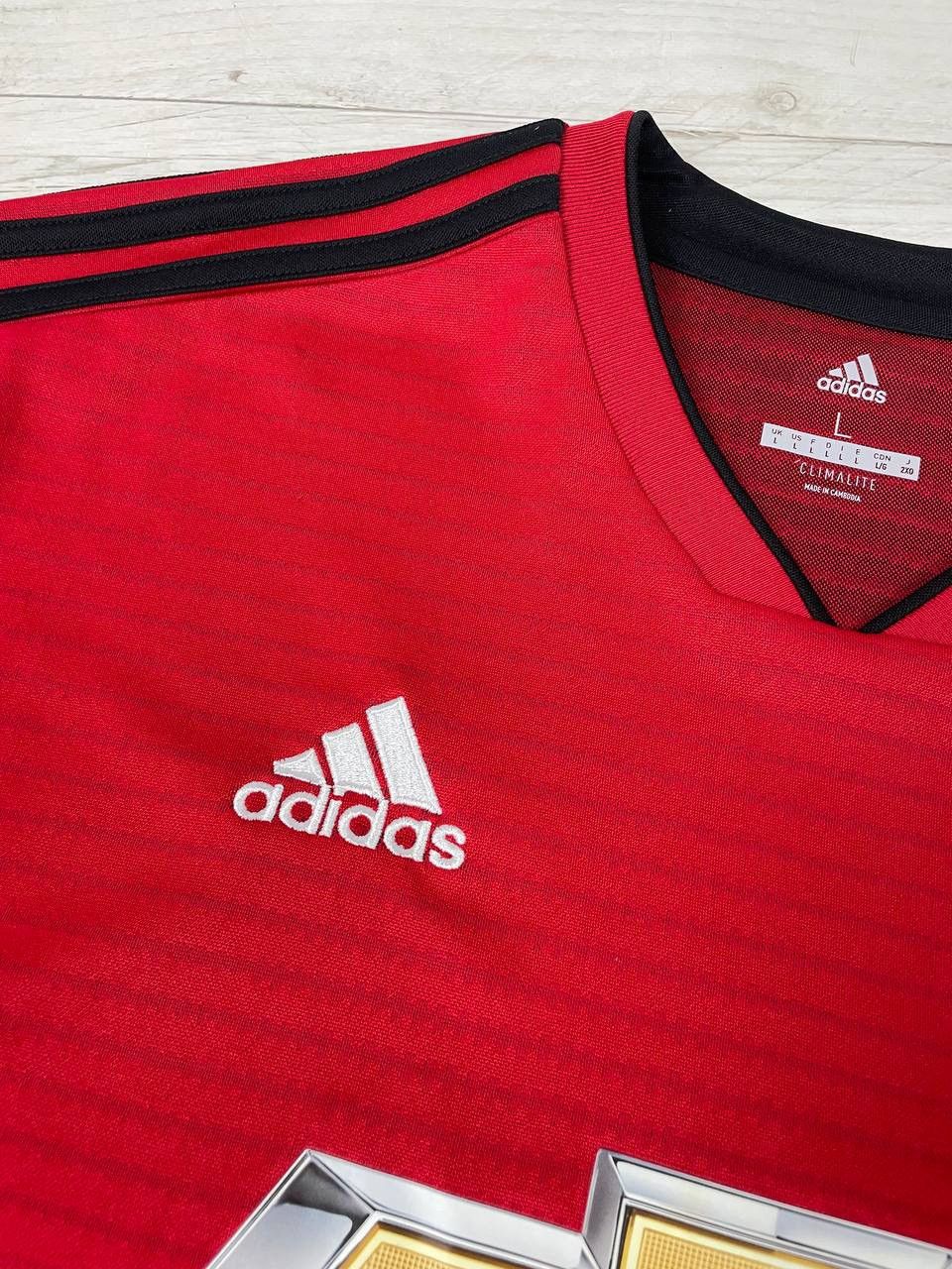 Adidas Adidas Manchester United 2018 2019 Home Shirt Soccer Jersey Size US L / EU 52-54 / 3 - 6 Thumbnail