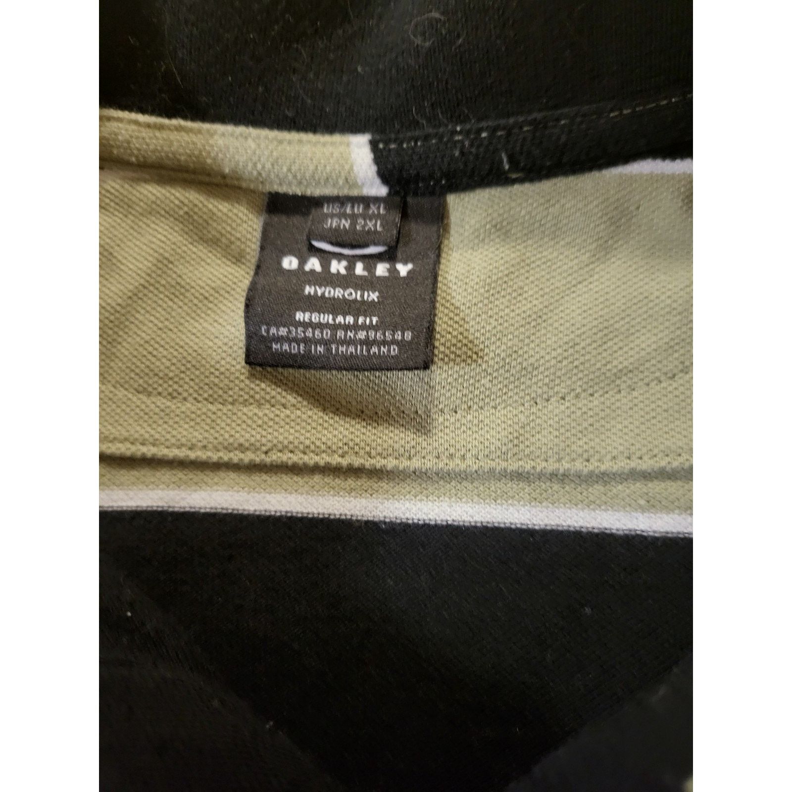 Oakley Oakley 3 Button Striped Golf Shirt Mens Size 2XL Size US XXL / EU 58 / 5 - 3 Thumbnail