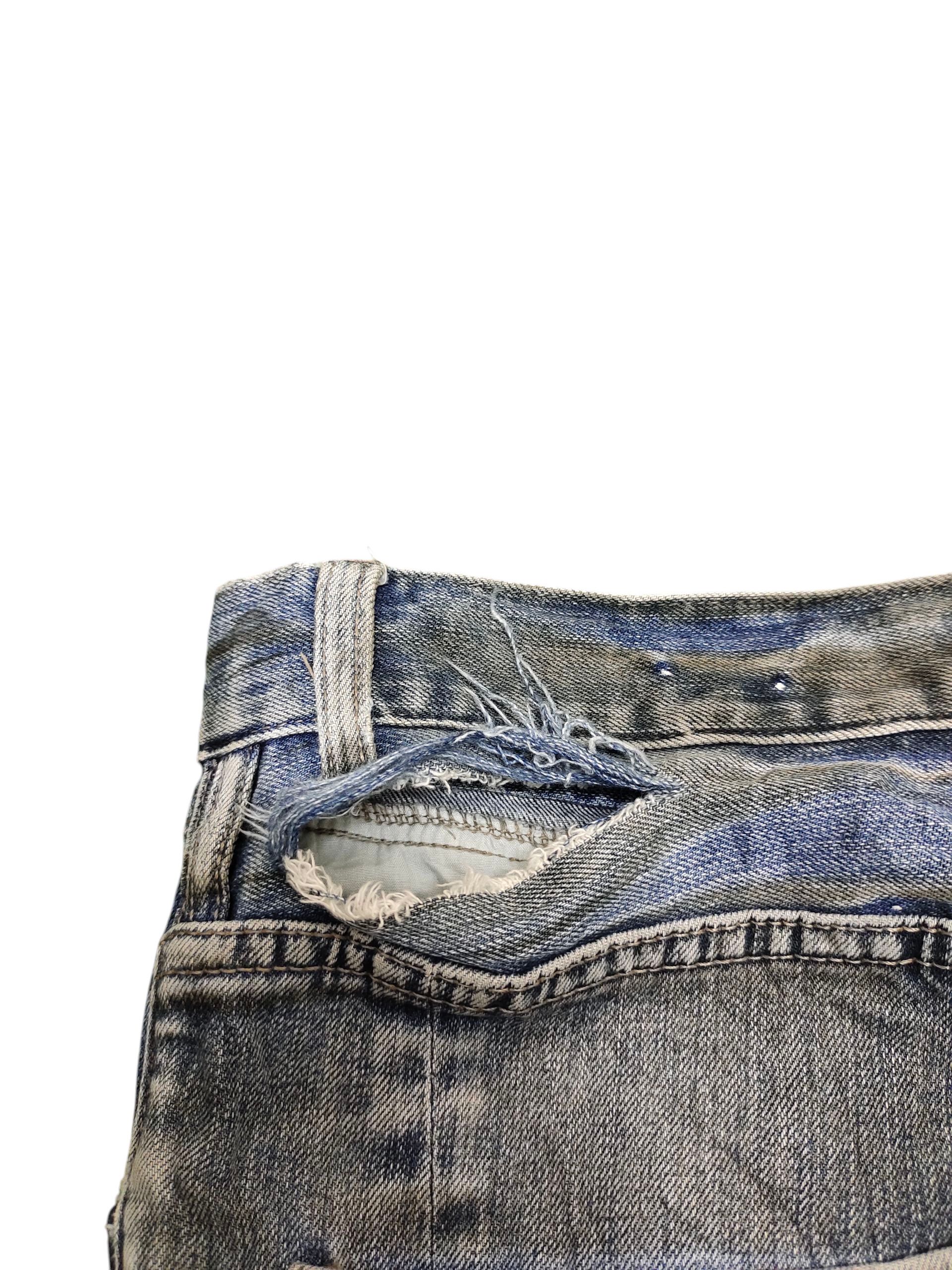 Schlussel Japanese Brand Schlussel Clawmark Distress Faded Jeans Size US 28 / EU 44 - 10 Thumbnail