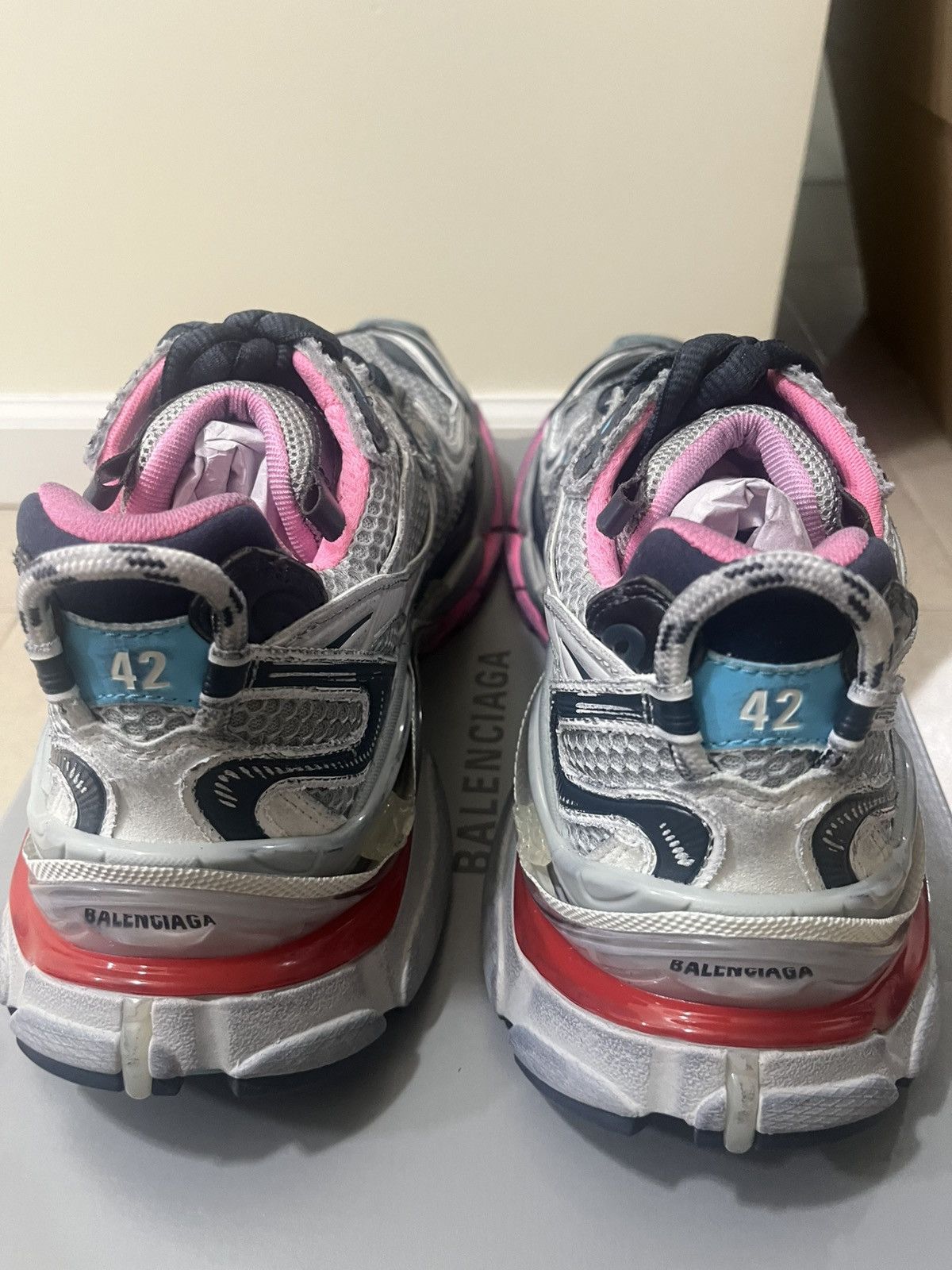 Balenciaga Balenciaga Runner Sz 42(9us) Size US 9 / EU 42 - 13 Thumbnail