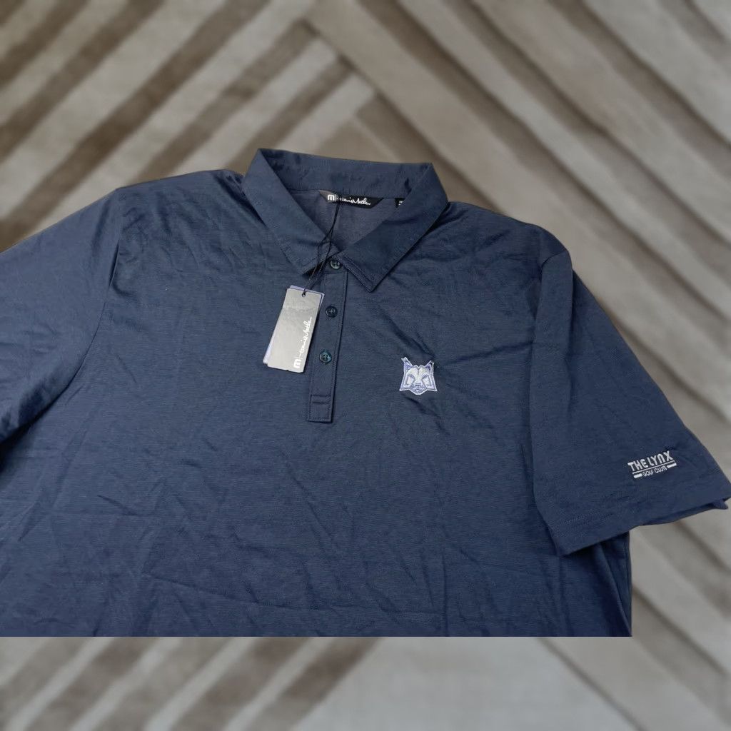 TravisMathew NWT Travis Mathew Zinna Polo Shirt Mens 3XL Golf Performance BLUE Cotton Polyester Blended Fabric Embroidered Logo Polo Shirt Men 3XL Size US XXL / EU 58 / 5 - 1 Thumbnail