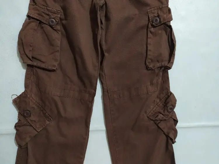 Japanese Brand Macthstick Cargo Pants Multipocket Tactical Size US 32 / EU 48 - 4 Thumbnail