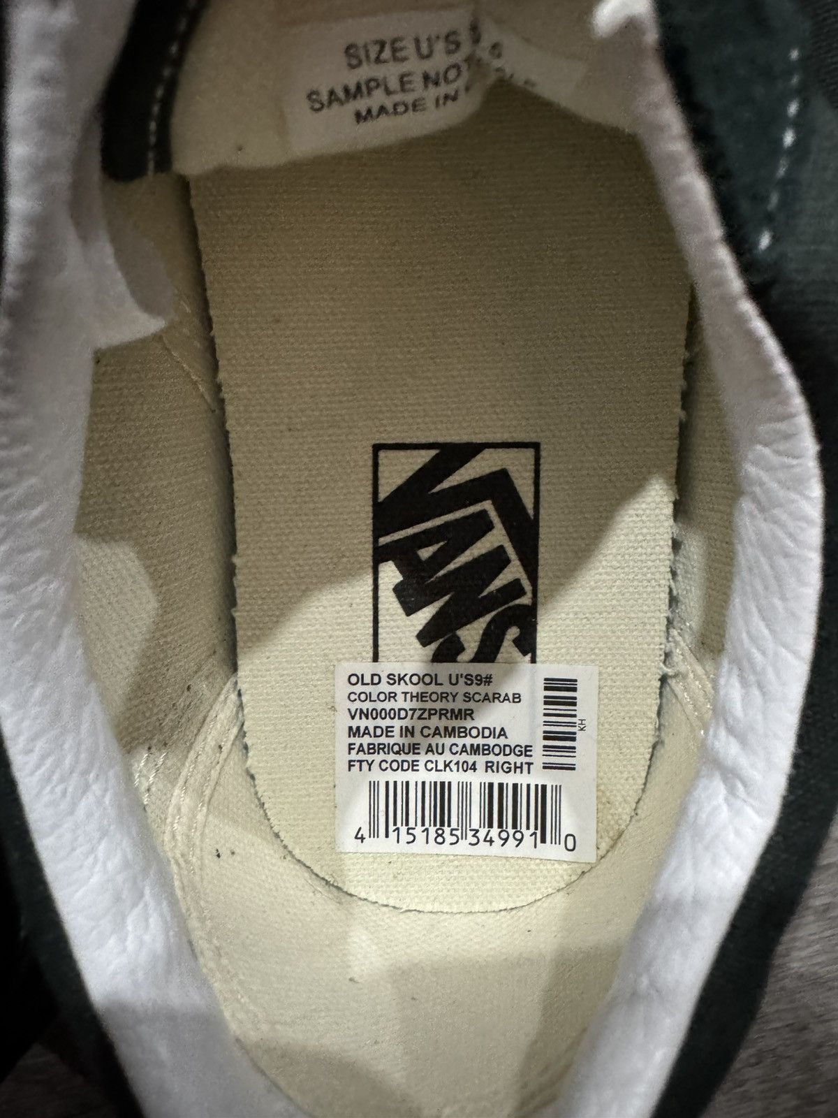 Vans *Samples* Dark Green Old Skool Vans Size US 9 / EU 42 - 4 Thumbnail