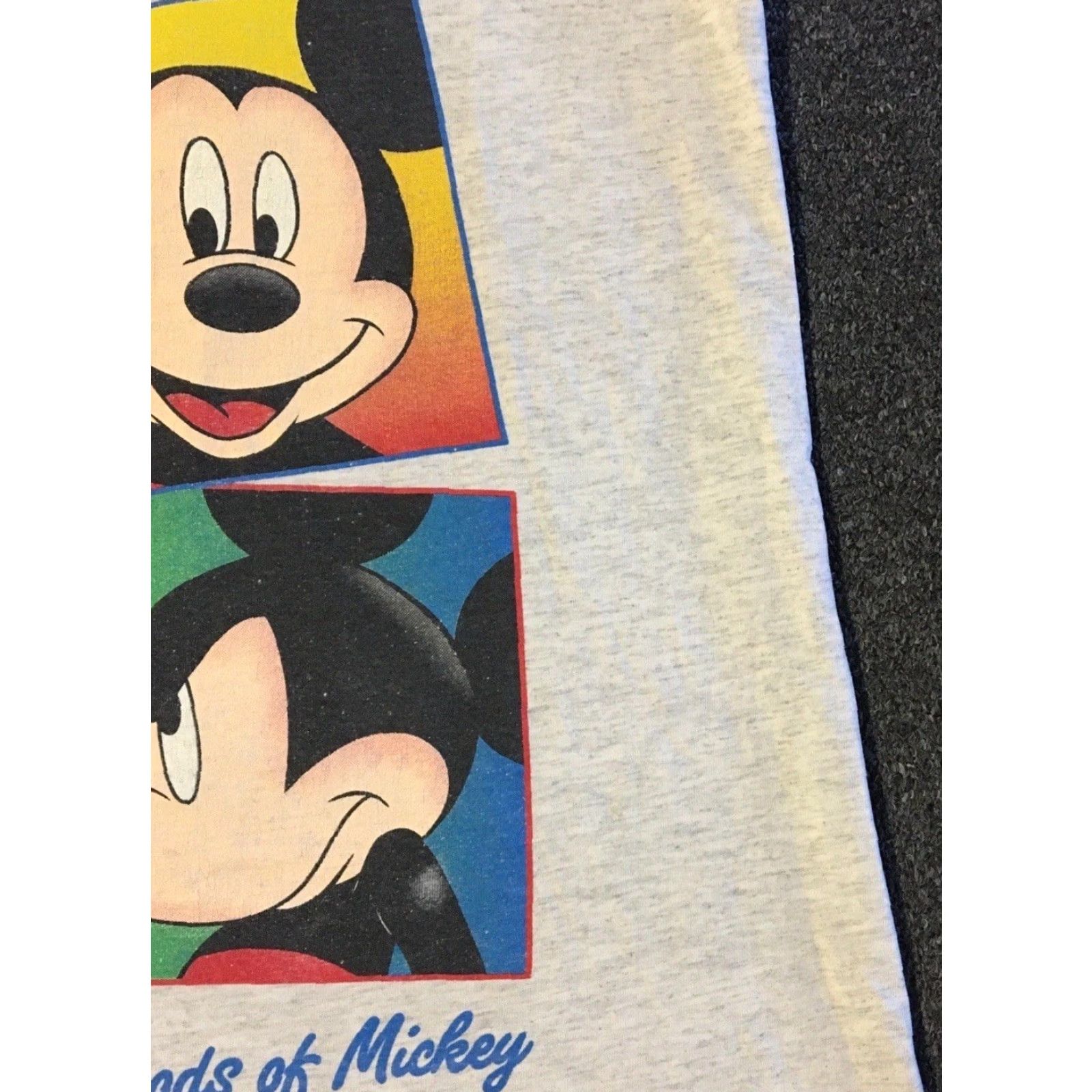 Disney VINTAGE Disney Moods Of Mickey Mouse Faded Sleeping Shirt Cartoon 90s Minnie Funny Gray Unisex Adults One Size Oversized Shirt Size US M / EU 48-50 / 2 - 6 Thumbnail