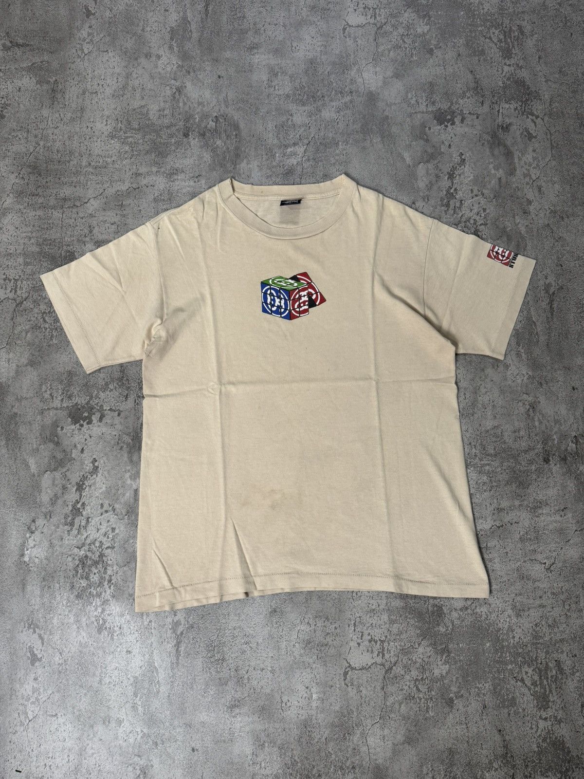 Stussy VINTAGE 90’S STUSSY RUBIK’S CUBE T-SHIRT Size US M / EU 48-50 / 2 - 1 Thumbnail