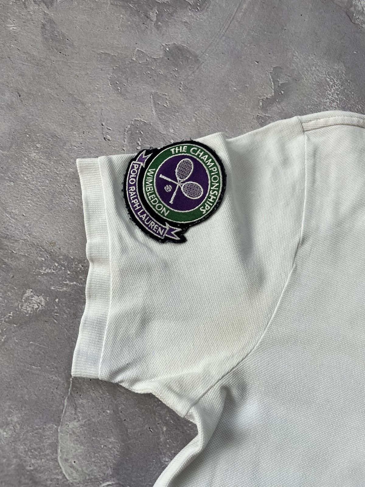 Polo Ralph Lauren Vintage Polo Ralph Lauren Wimbledon tennis polo t-shirt Size US M / EU 48-50 / 2 - 2 Thumbnail