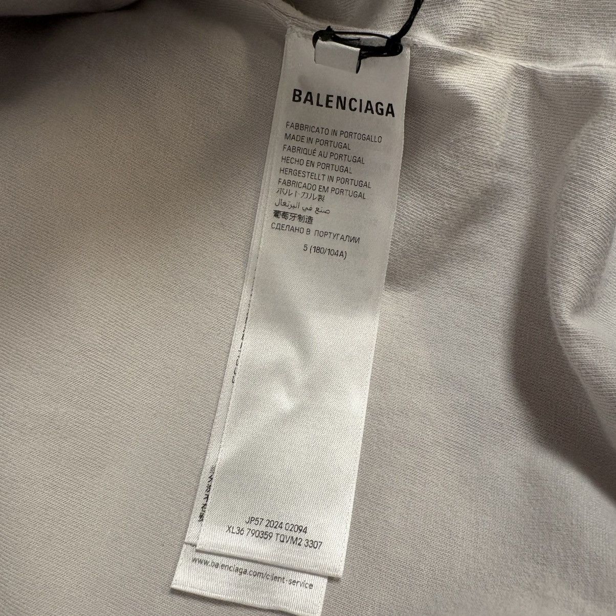 Balenciaga FW24 Unity Sports Icon Padded Zip-Up Hoodie Size US XL / EU 56 / 4 - 9 Thumbnail