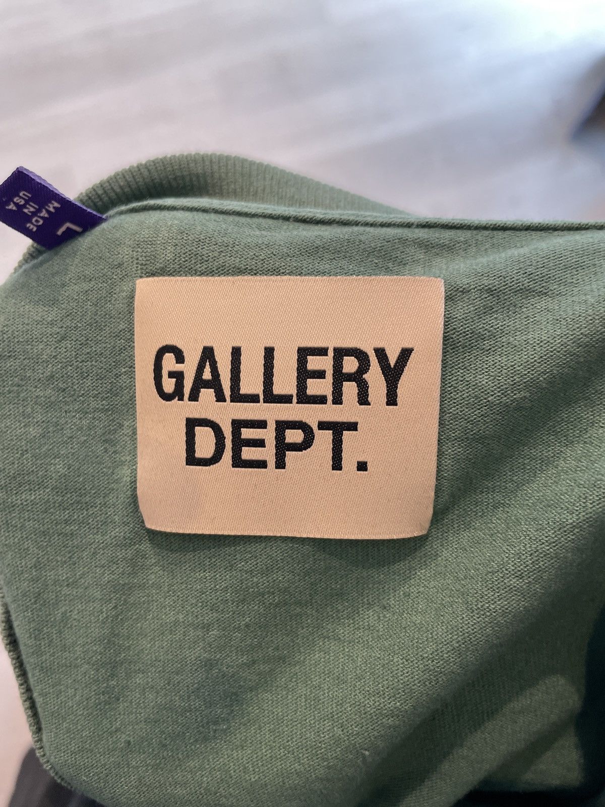 Gallery Dept. Gallery Dept. Paint T-Shirt Green L Size US L / EU 52-54 / 3 - 3 Thumbnail