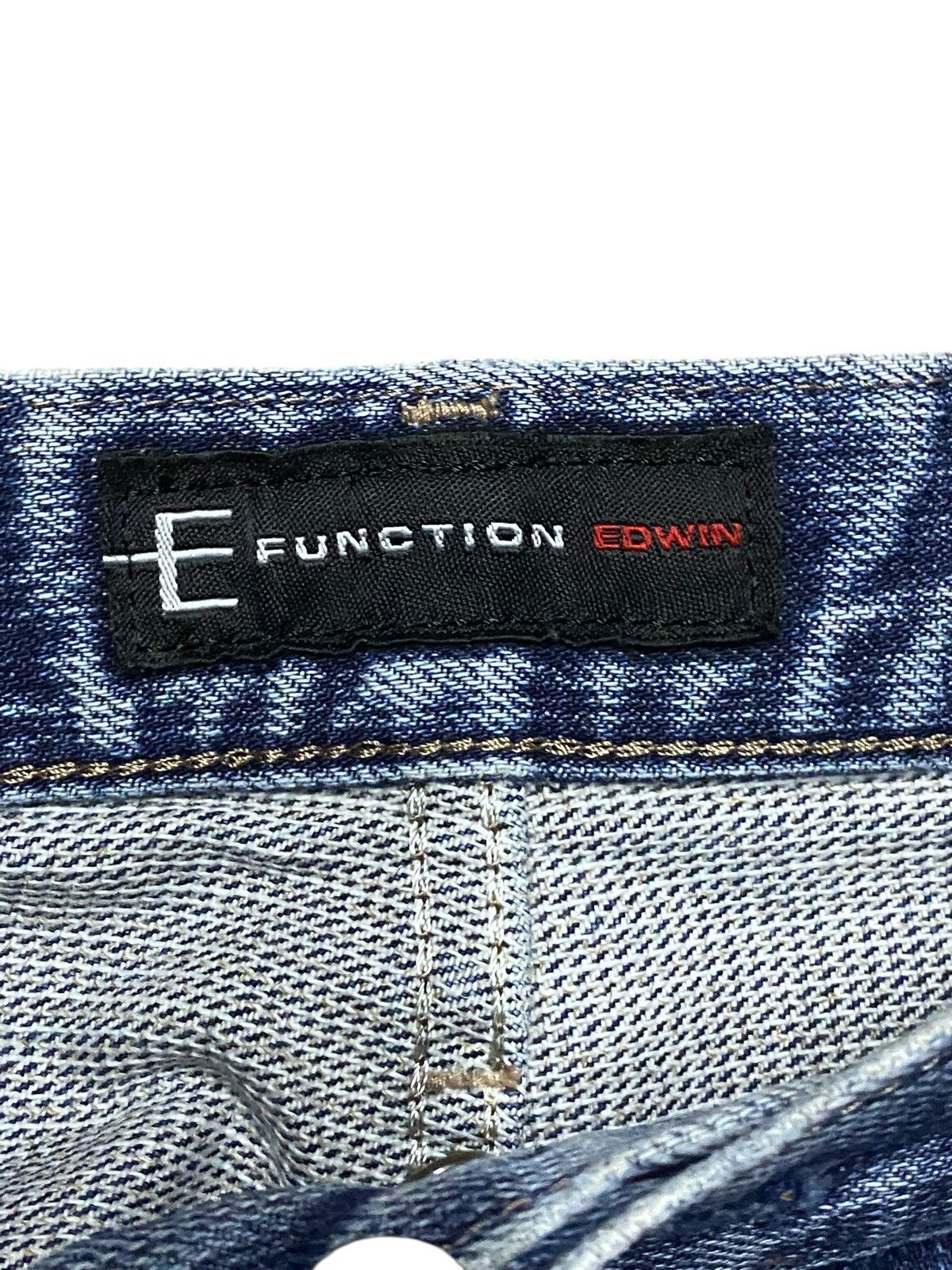 Edwin Vintage Japanese Brand E Funtion Edwin Tapered Leg Patched Size US 30 / EU 46 - 11 Thumbnail