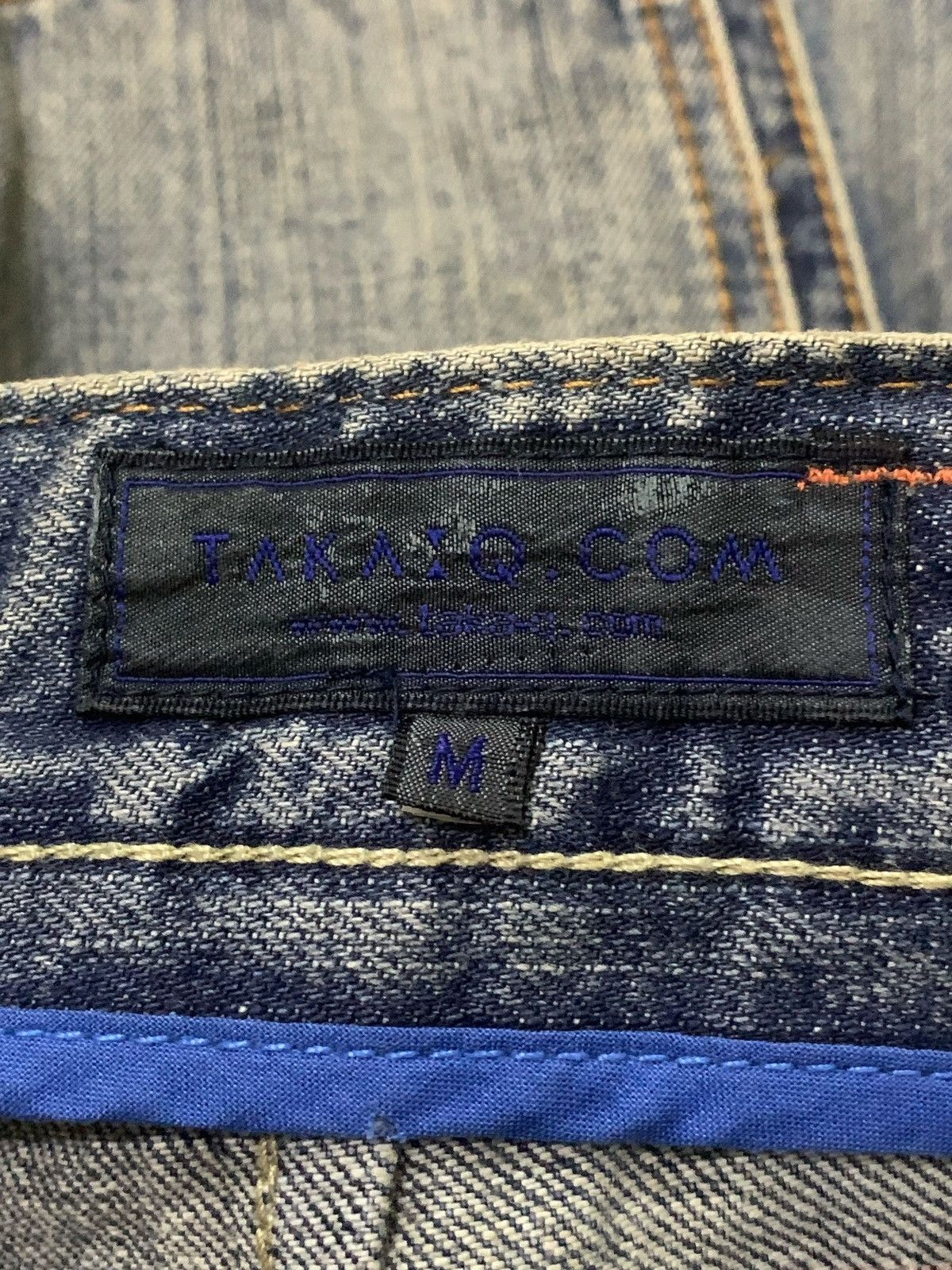 If Six Was Nine × Japanese Brand × Tornado Mart Takaio Japan Snake Trimmed Mud Wash Flared Distressed Jeans Size US 30 / EU 46 - 14 Thumbnail