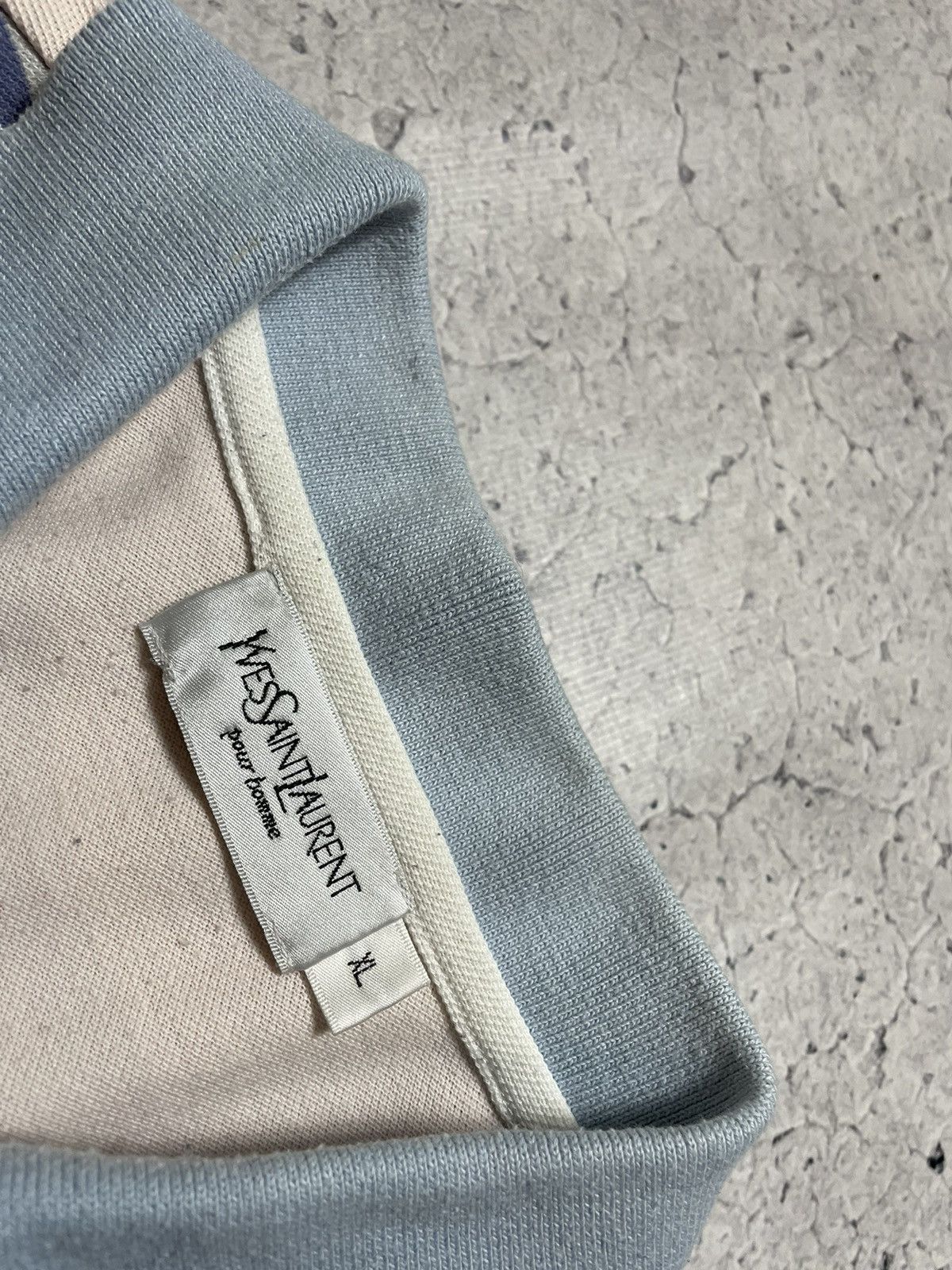 Yves Saint Laurent Vintage Luxury Polo Shirt YSL Yves Saint Laurent Big Logo Size US XL / EU 56 / 4 - 6 Thumbnail