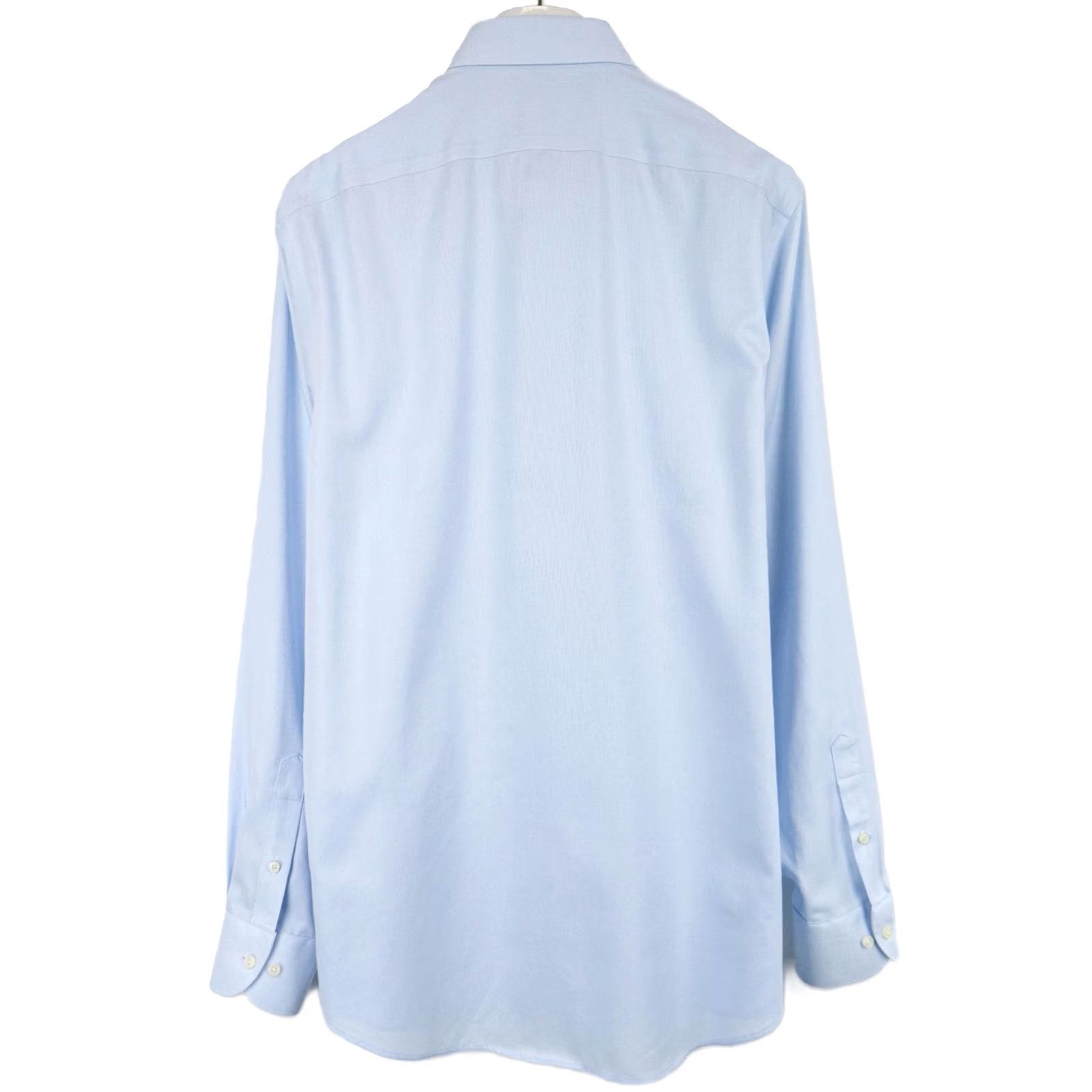 Suitsupply Suitsupply Traveller Slim Fit Formal Shirt Blue Spread Button Up 43L/17L Men’s Dress Shirt Slim 100% Cotton Long Sleeve Shirt Mens Size 46R - 2 Thumbnail