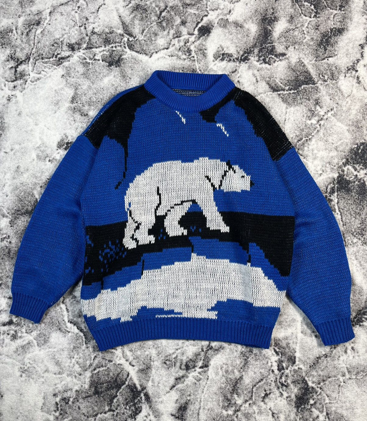Vintage Vintage Polar Bear Graphic Knit Sweater Size US XL / EU 56 / 4 - 1 Thumbnail
