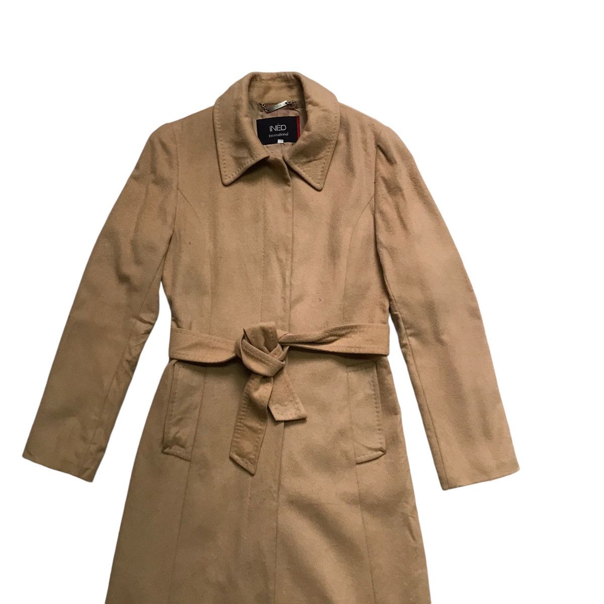 Japanese Brand × Yohji Yamamoto VINTAGE INED BY YOHJI YAMAMOTO TRENCH COAT JACKET Size S / US 4 / IT 40 - 2 Thumbnail