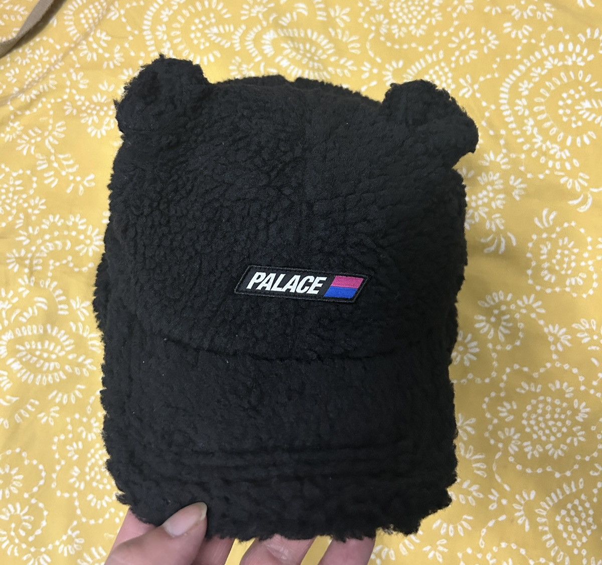 Palace Teddy ears earflapper Black L | fitwellbathfitting.com