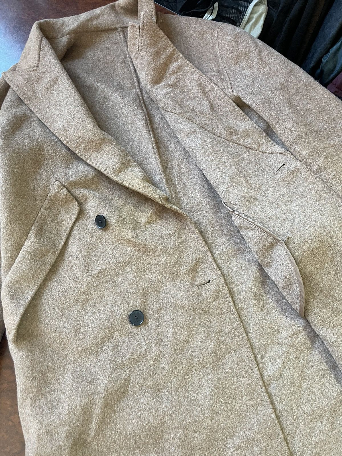 Sandro Sandro dalma double faced wool Coat desert beige trench jack Size XS / US 0-2 / IT 36-38 - 8 Thumbnail