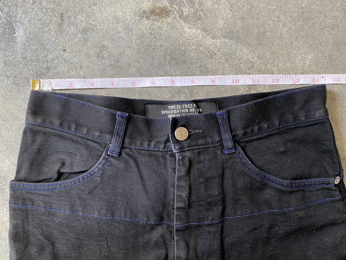 CABANE de ZUCCa × Issey Miyake × Japanese Brand Zucca by Issey Miyake Bucket Back blue stitch drop crotch Size US 28 / EU 44 - 15 Thumbnail