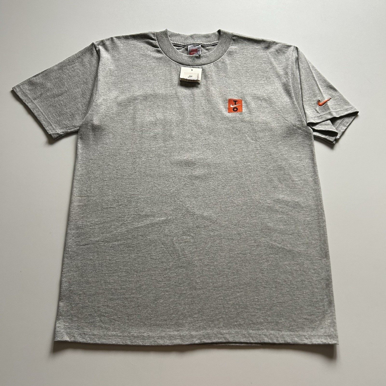 Nike VINTAGE Nike Pitt Panthers T Shirt Center Swoosh Grey Tag 