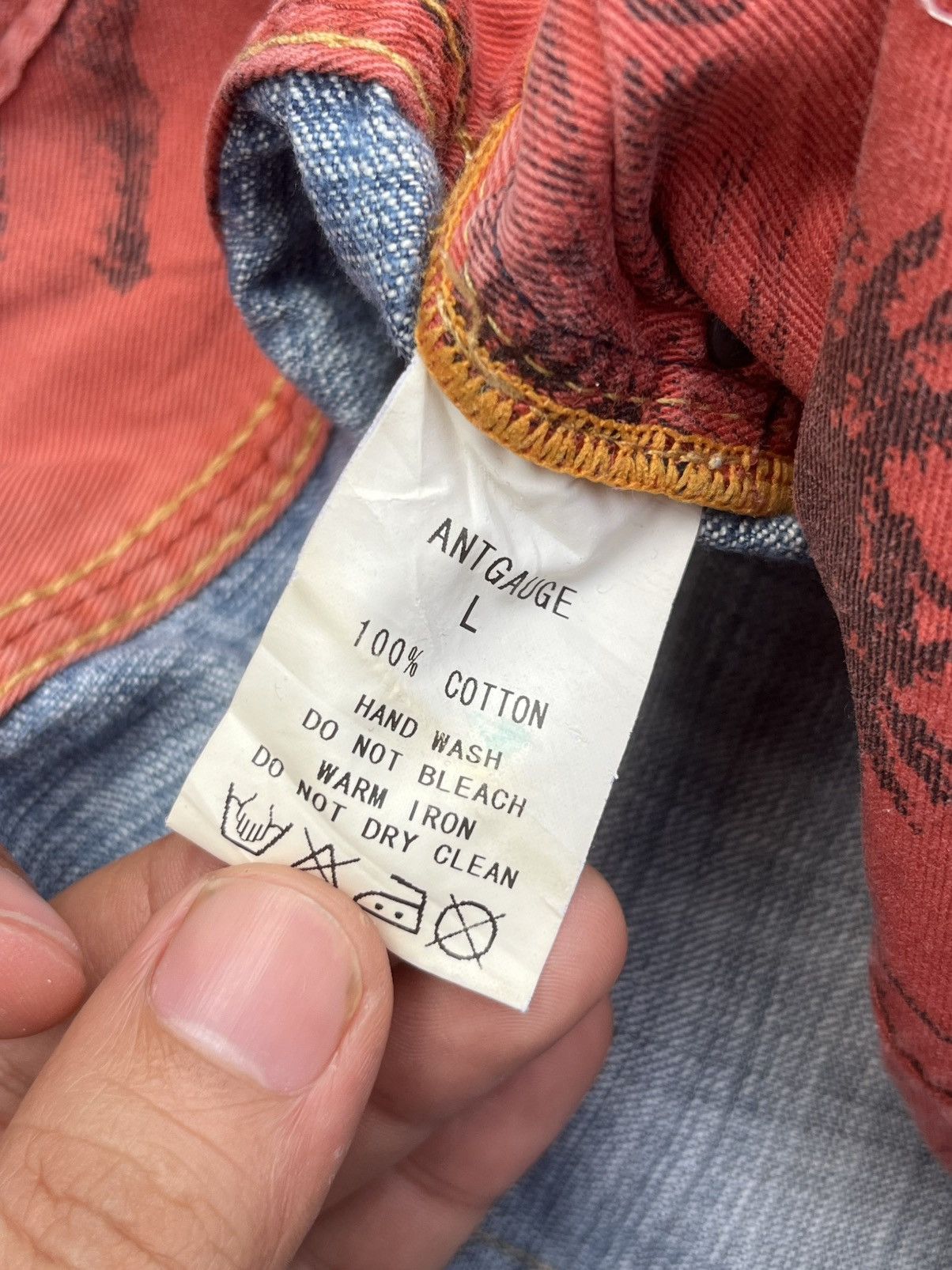 Japanese Brand Vintage Japanese Ant Gauge Distressed Frayed Leg Jeans Size US 30 / EU 46 - 12 Thumbnail