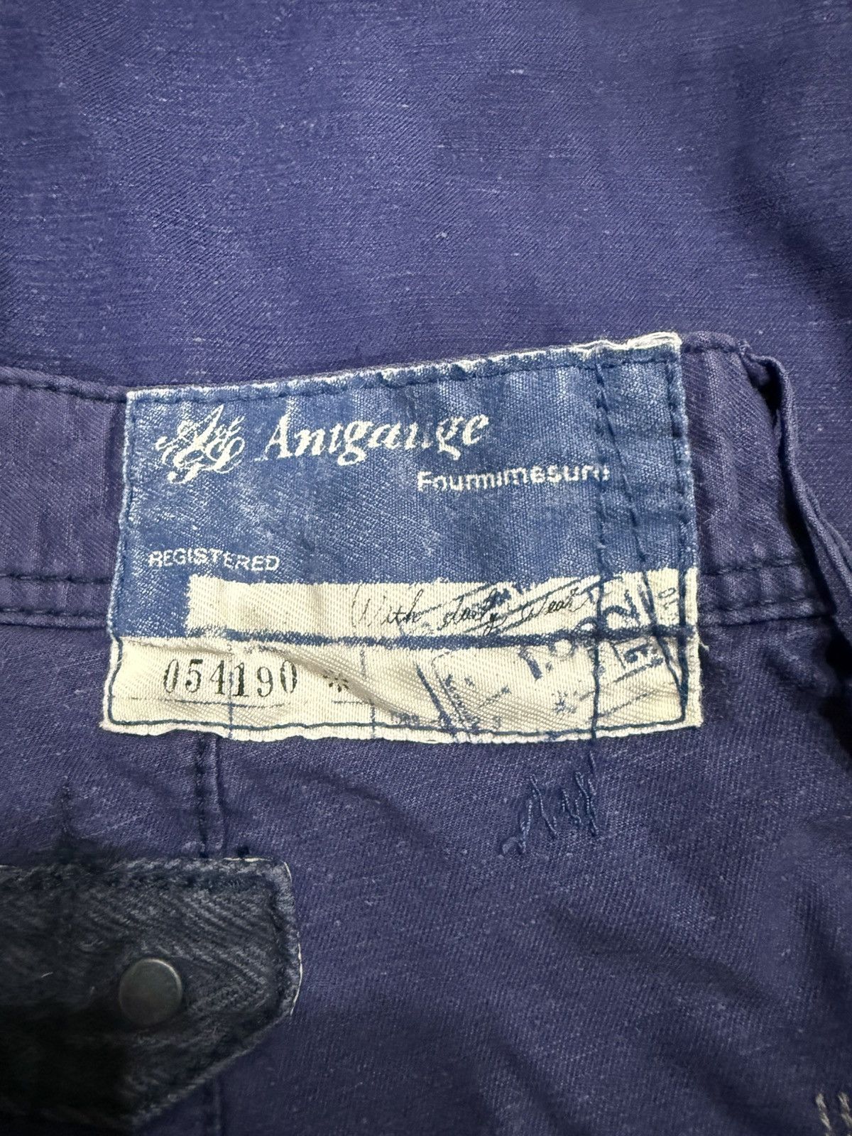 Japanese Brand JAPAN BRAND Antgauge Fourmimesure Navy Casual Pants Size US 27 - 8 Thumbnail