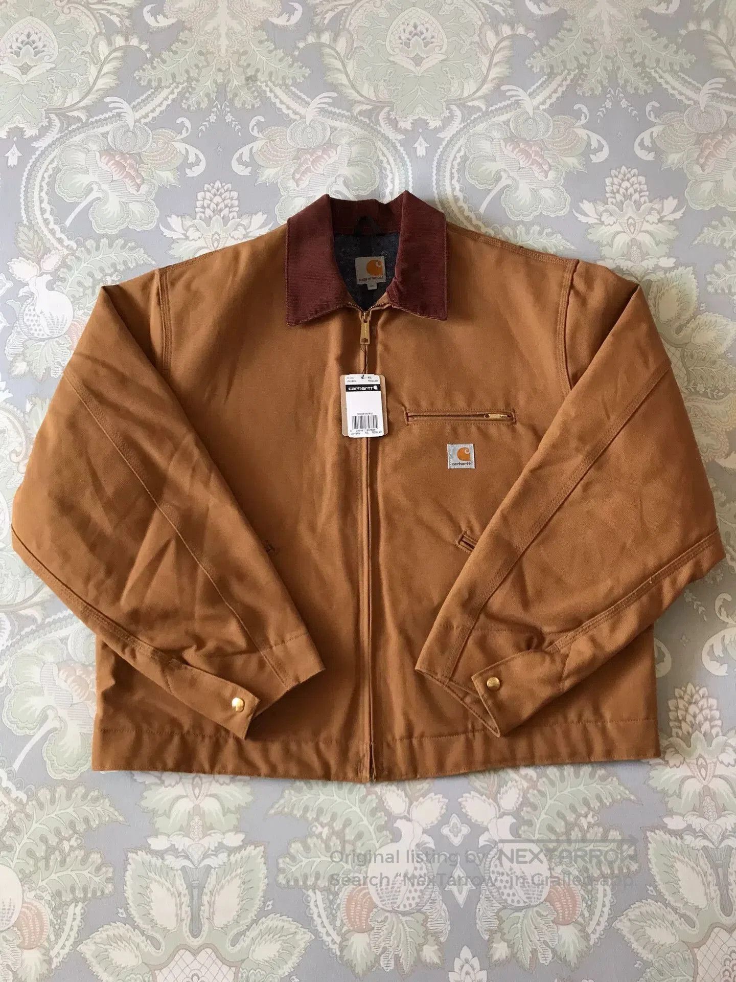 Carhartt Carhartt J001 Detroit Jacket Brown XL. Size US XL / EU 56 / 4 - 1 Thumbnail