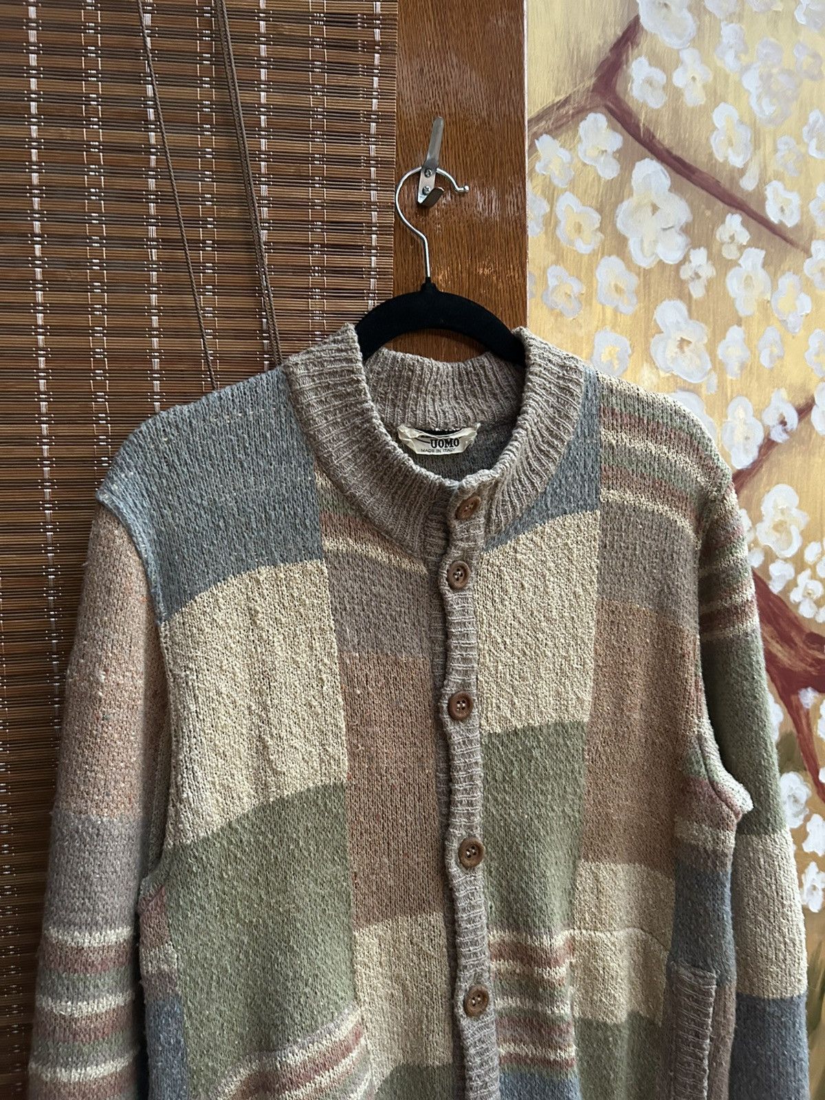 Missoni Vintage Missoni UOMO Wool Silk Blend Patchwork Cardigan L Size US L / EU 52-54 / 3 - 3 Thumbnail