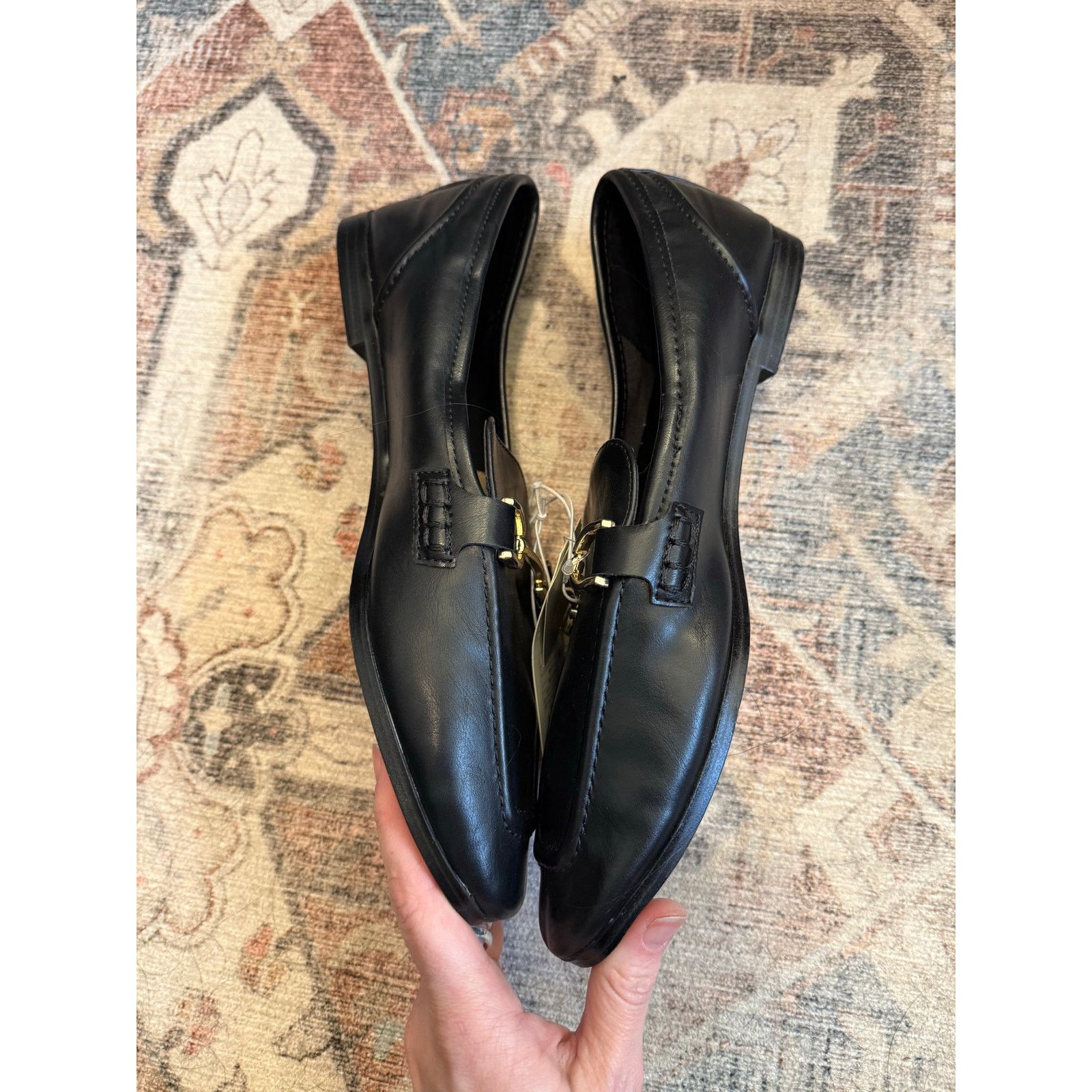 Target Basics A New Day NWT Black Horsebit Loafer Shoes Sz 9, MP $33 Size US 9 / IT 39 - 5 Thumbnail