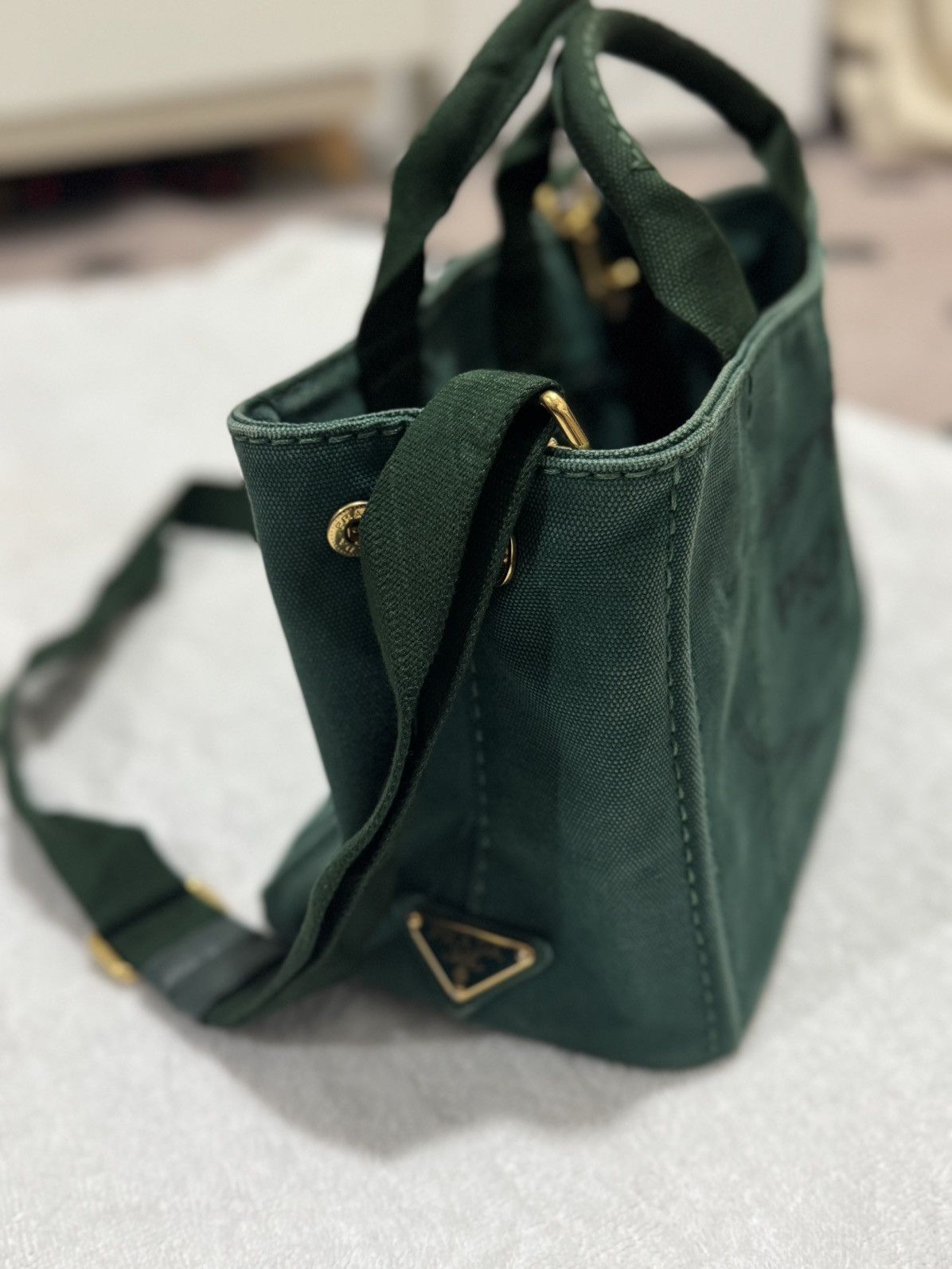 Prada PRADA CANAPA LOGO TWO WAY Handbag sholder Size ONE SIZE - 18 Thumbnail