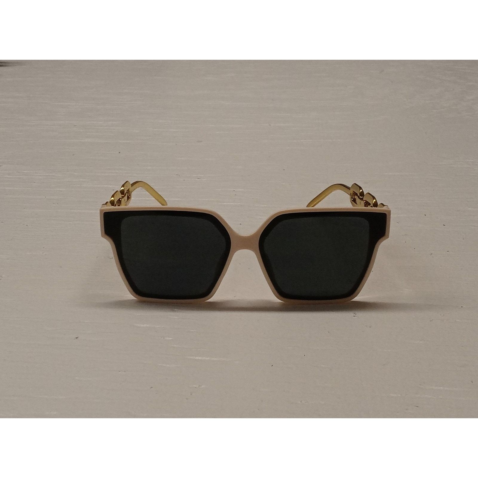 Other Gold Chain (Adult) UV400 Pink Frame Black Lense Sunglasses Size ONE SIZE - 1 Thumbnail