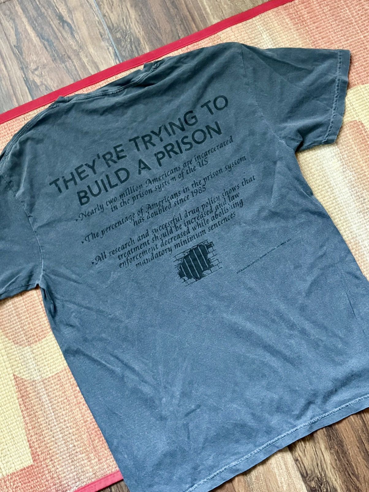 Comfort Colors System Of A Down Prison Song Double Sided Tshirt Band Tshirt Size US L / EU 52-54 / 3 - 7 Thumbnail