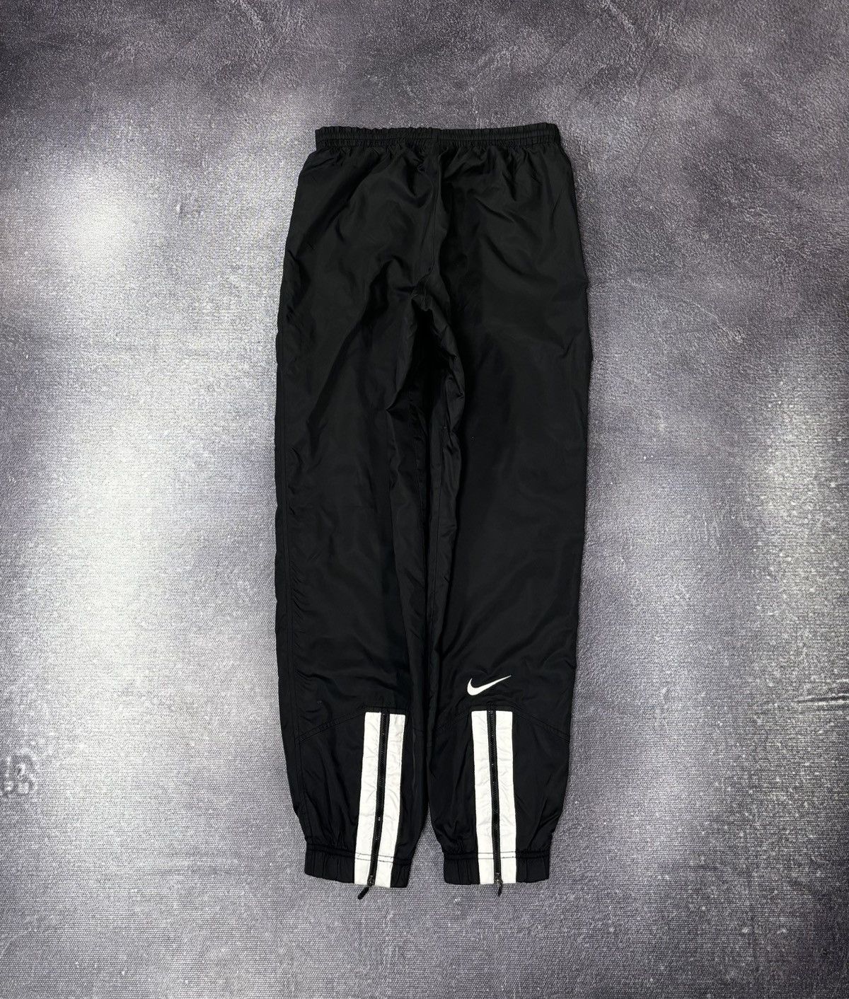 Nike Vintage 90s Nike Y2K Double Swoosh Hype Nylon Track Pants Size US 32 / EU 48 - 2 Thumbnail