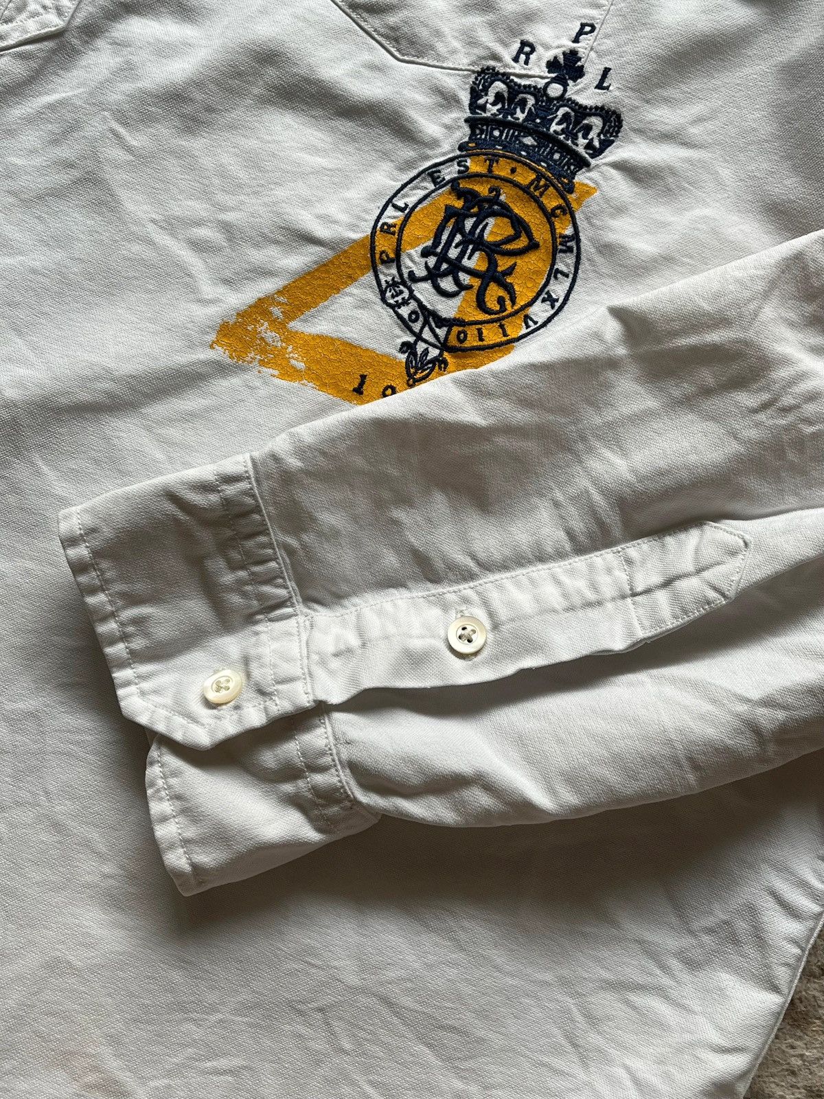 Ralph Lauren Polo Ralph Lauren Sz XXL / 38 Shirt #43 White 2000s Size US XXL / EU 58 / 5 - 6 Thumbnail