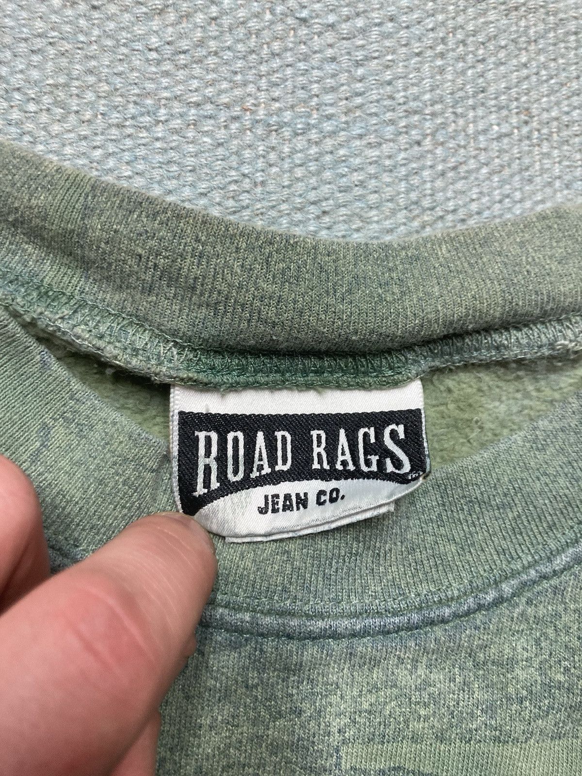 Vintage 90s crewneck sweatshirt road rags all over print cotton L Size US L / EU 52-54 / 3 - 5 Thumbnail