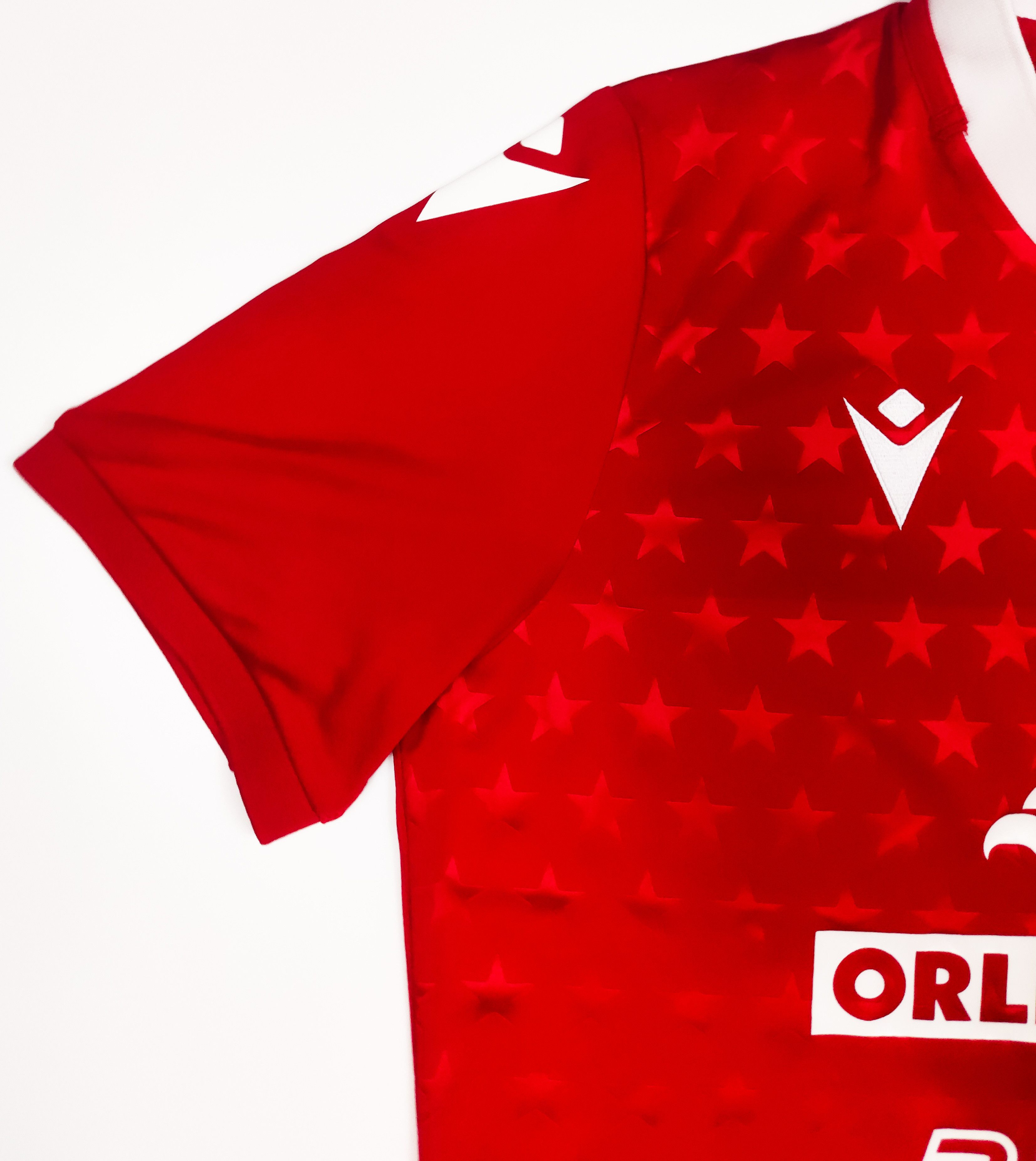 Macron Wisła Kraków 2022 2023 Macron Home Shirt Kit Jersey Size US S / EU 44-46 / 1 - 11 Thumbnail