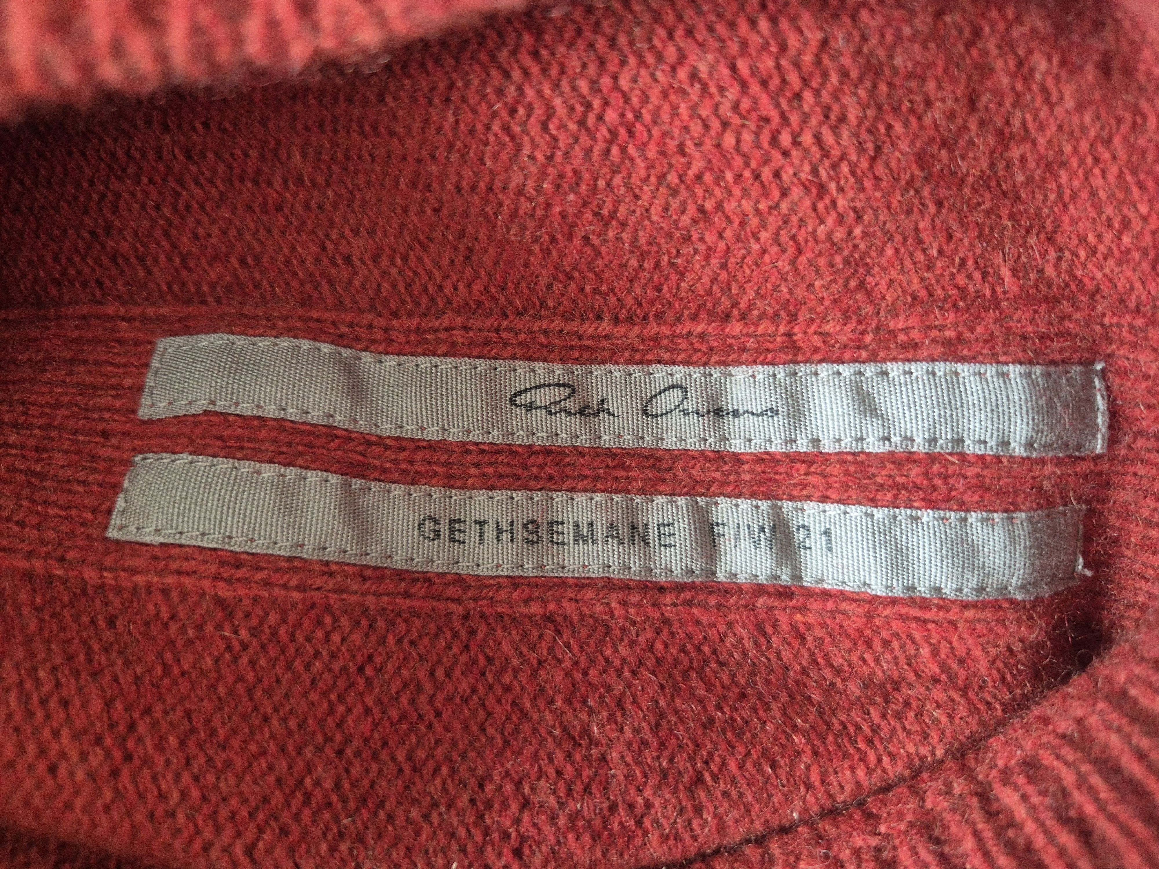 Rick Owens Rick Owens biker round neck cashmere (97%) sweatshirts new Size US M / EU 48-50 / 2 - 9 Thumbnail