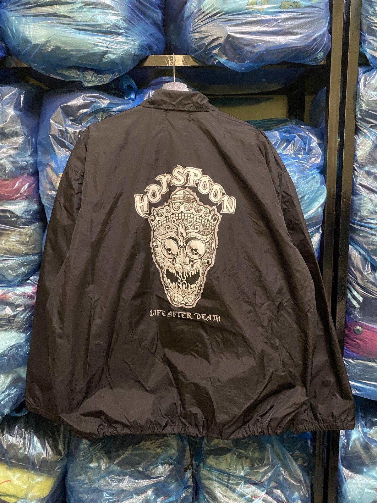 Vintage Vintage Hot Spoon “Life After Death Skull Graphic Streetwear Size US XL / EU 56 / 4 - 8 Thumbnail