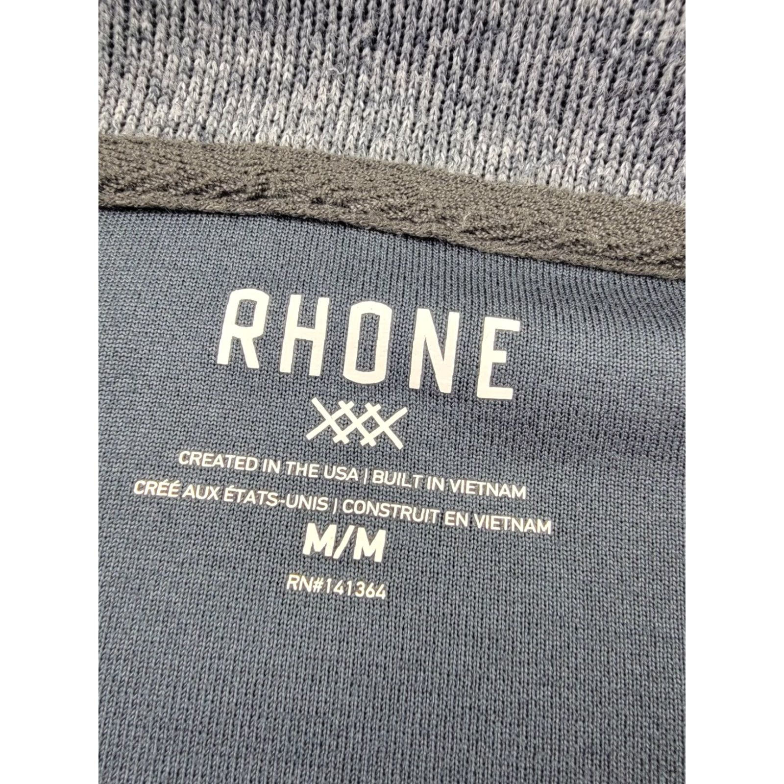 Rhone Rhone Commuter Sweater Mens M Blue 1/4 Zip Pullover Regular Navy Blue Embroidered Logo Size US M / EU 48-50 / 2 - 3 Thumbnail