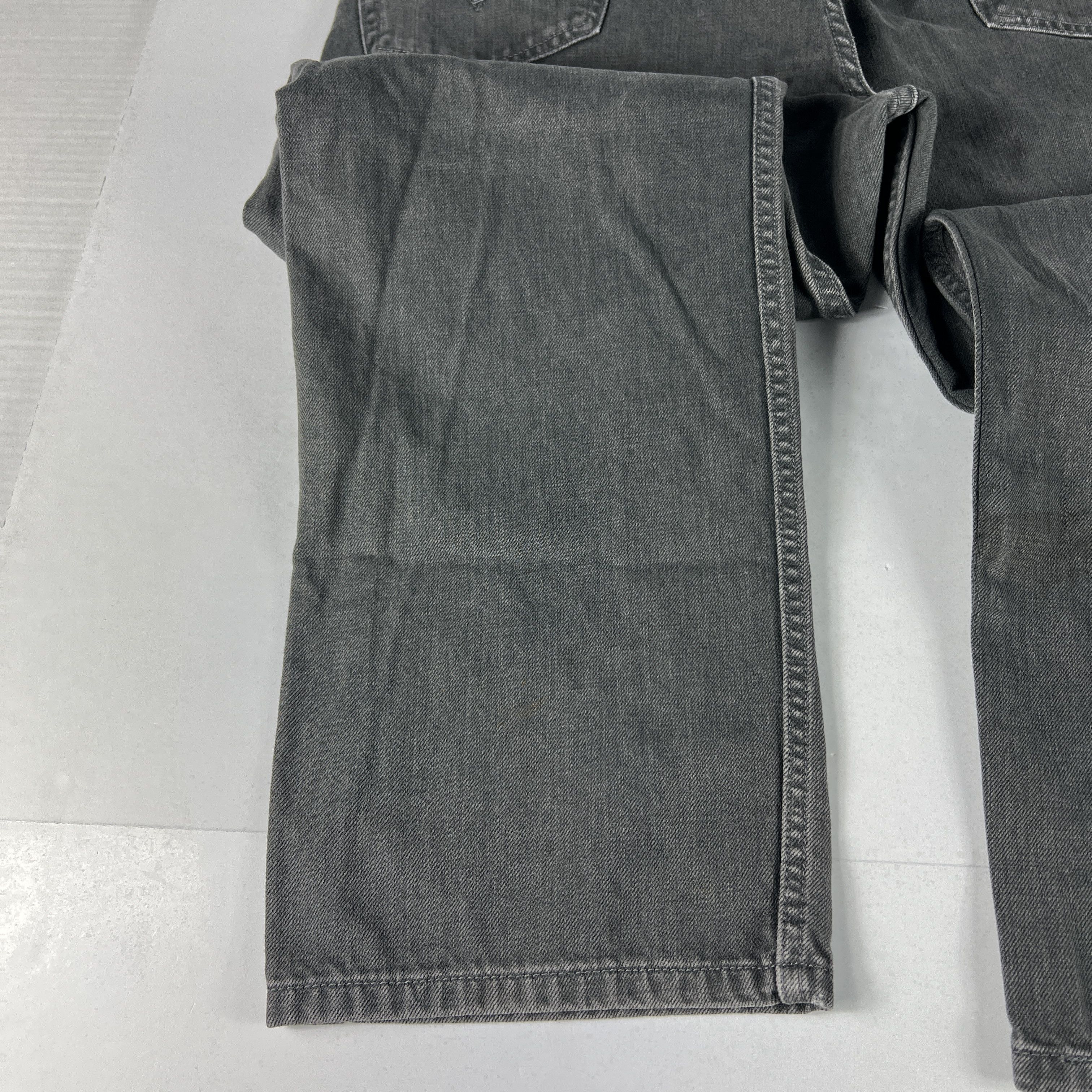 Levi's Levi's Jeans 505 Straight Dark Green Faded Cotton Denim Size US 36 / EU 52 - 15 Thumbnail