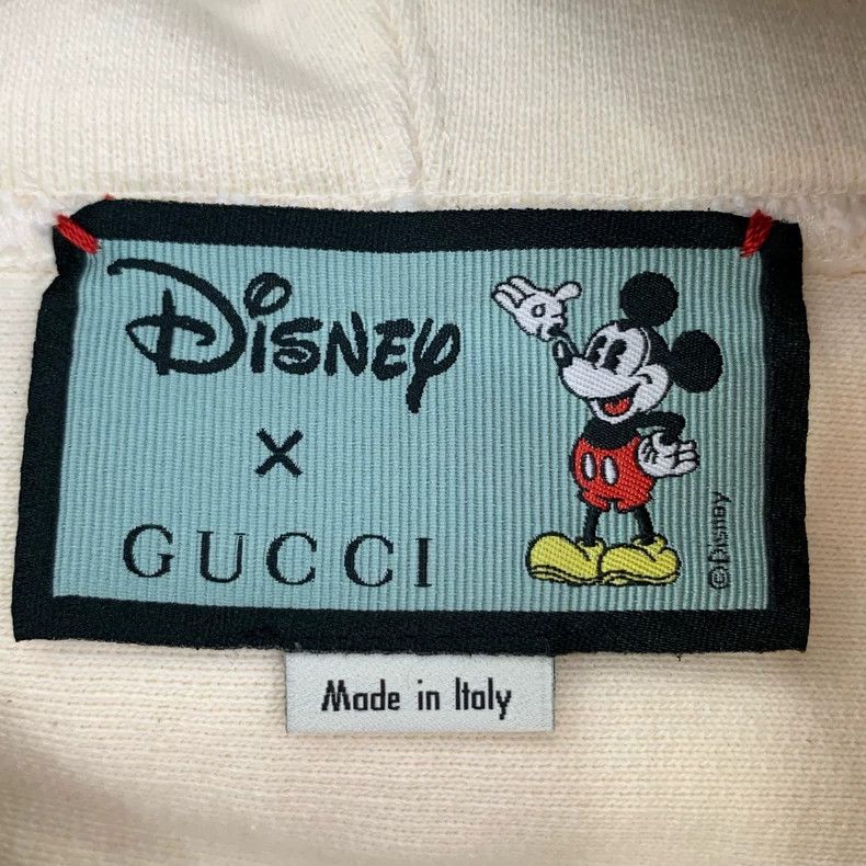 Gucci Gucci Disney co-branded logo Mickey printed beige hooded co Size US S / EU 44-46 / 1 - 6 Thumbnail