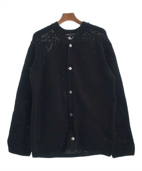 image of Comme Des Garcons Plus Button Up Sweater in Black, Men's (Size Large)