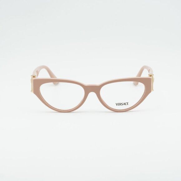 Versace Versace VE3366 5494 Eyeglasses Nude 53mm Cat Eye Frame Size ONE SIZE - 2 Thumbnail