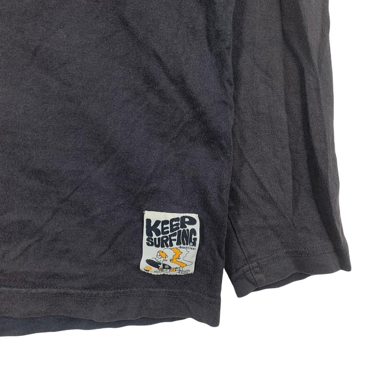 Vintage Vintage KEEP SURFING DRUNK Natural Sun Faded Tee Shirt Size US M / EU 48-50 / 2 - 6 Thumbnail