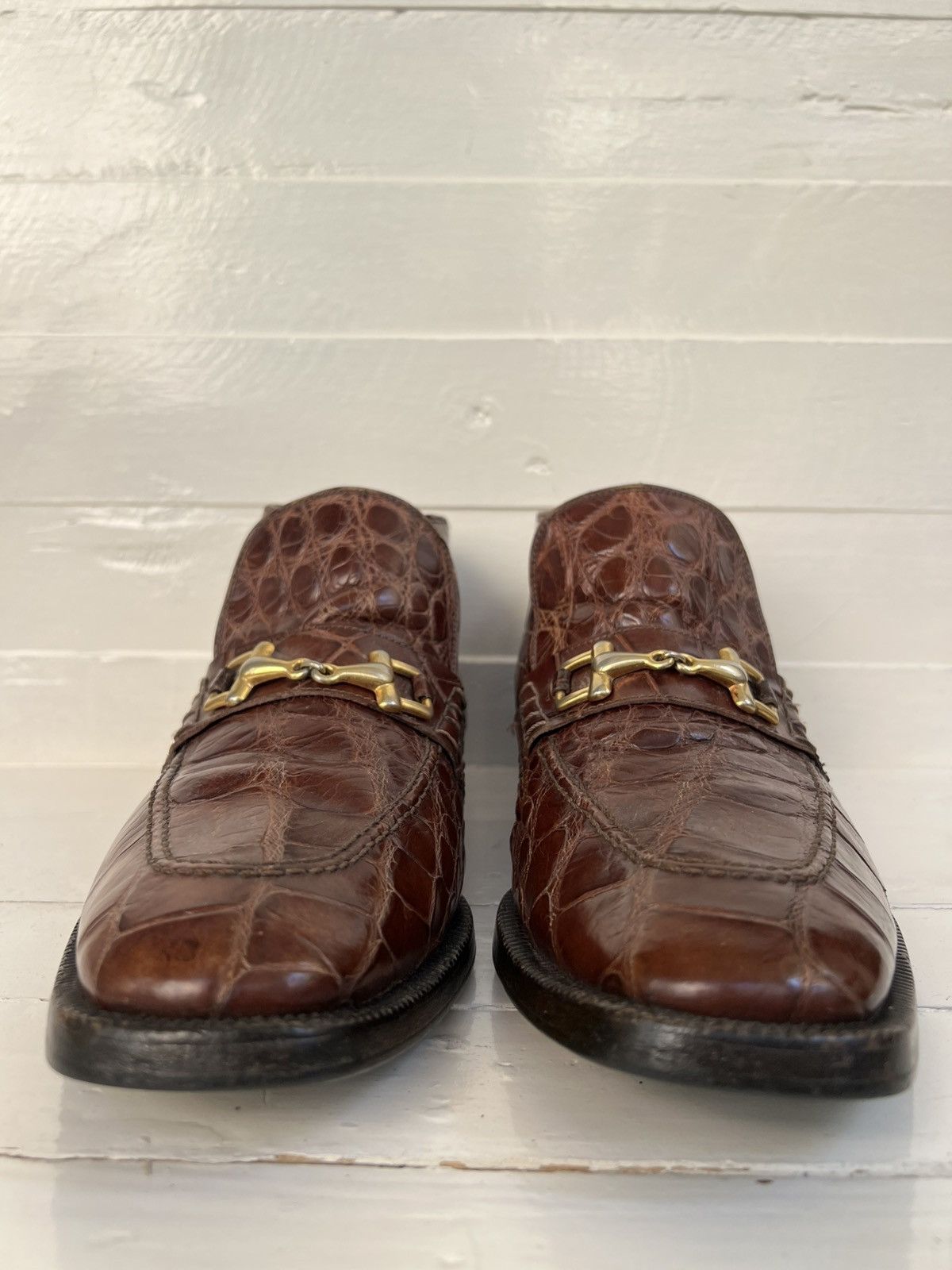 Mauri MAURI M Collection Horsebit Red Genuine Alligator Men’s Boot Size US 10 / EU 43 - 5 Thumbnail